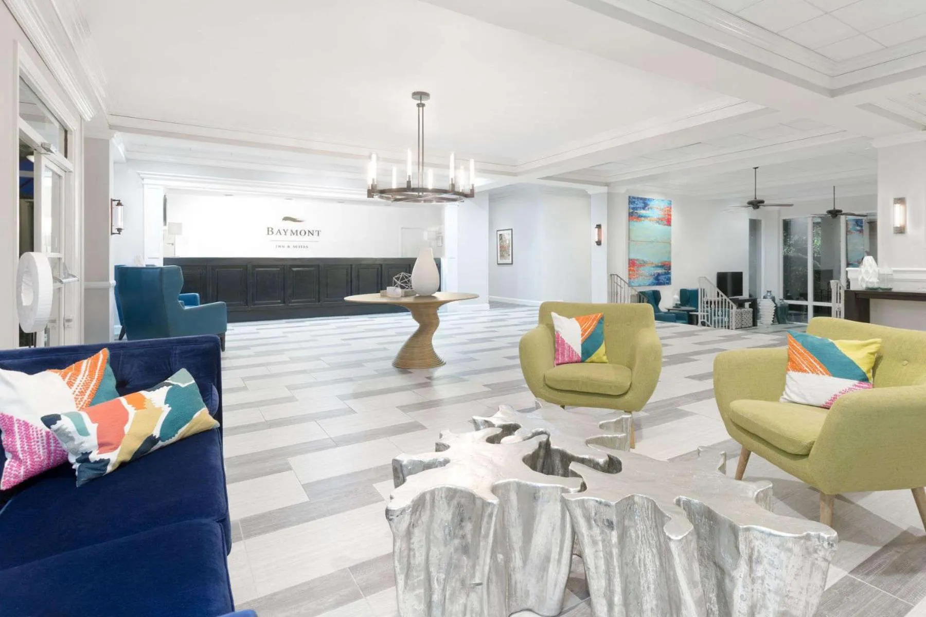 Lobby or reception in Ramada by Wyndham Augusta Fort Gordon