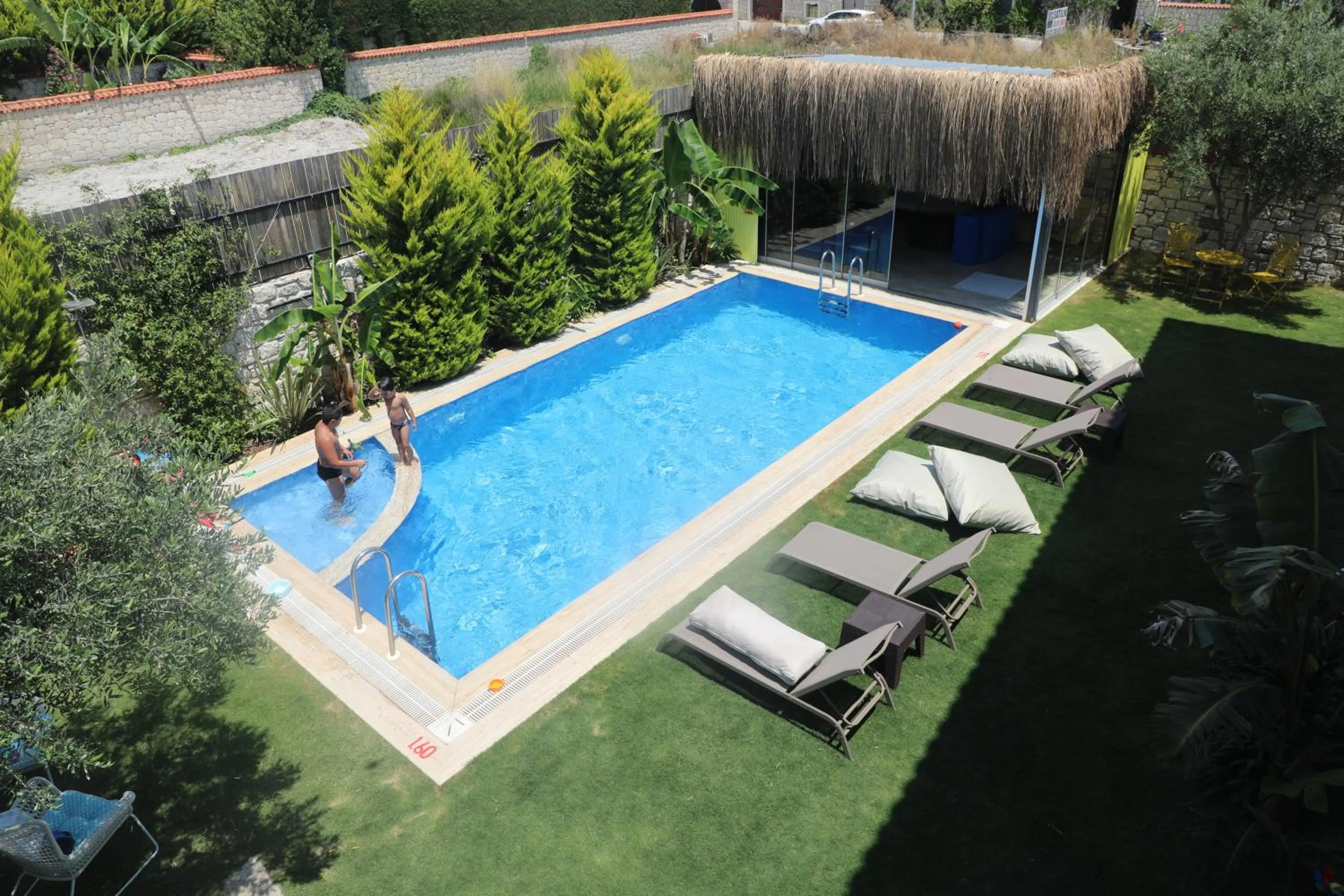 Pool view in Alacati Viola Hotel