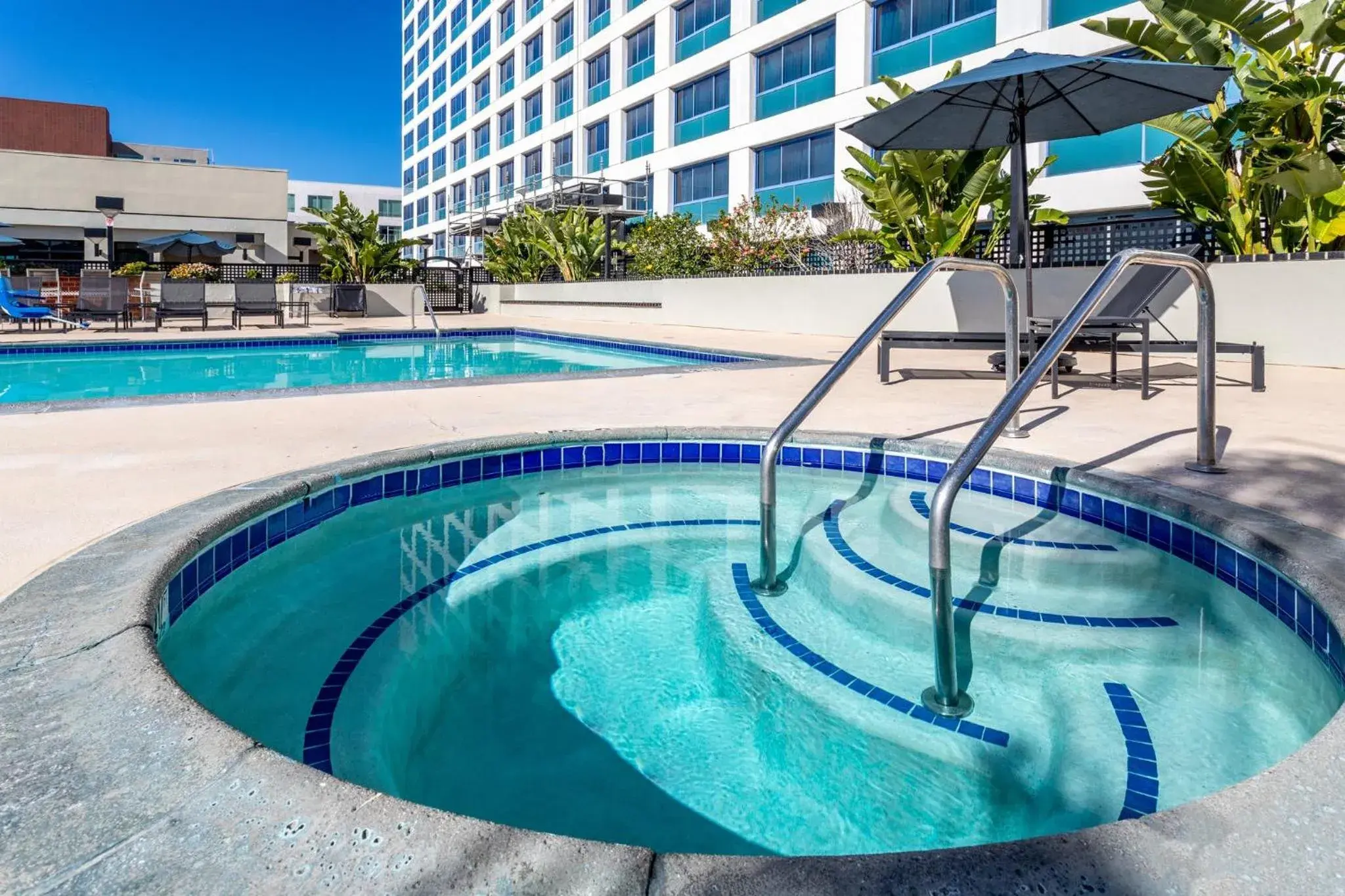 Swimming pool in Crowne Plaza Hotel Los Angeles Harbor by IHG Swimming pool in Crowne Plaza Hotel Los Angeles Harbor by IHG