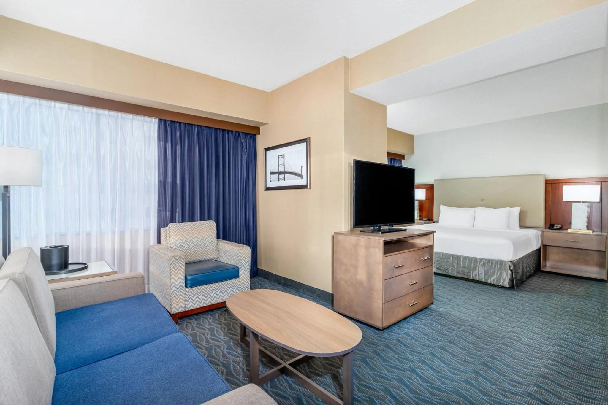 Photo of the whole room, Bed in Crowne Plaza Hotel Los Angeles Harbor by IHG