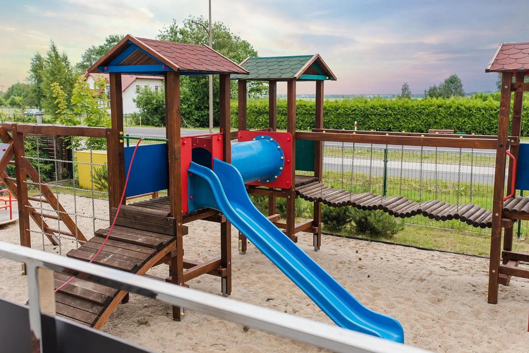Children play ground in Rosa Apartamenty