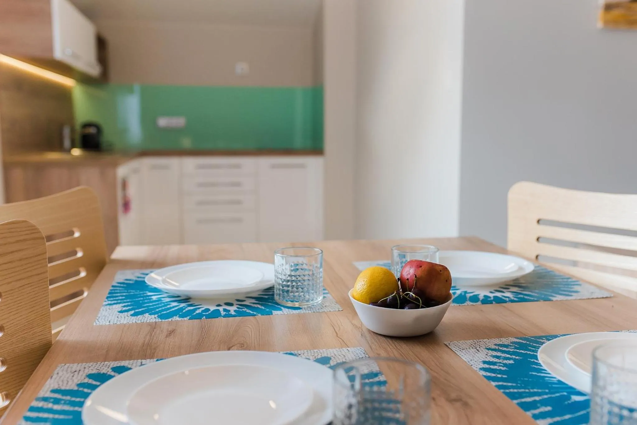 Kitchen or kitchenette in Rosa Apartamenty