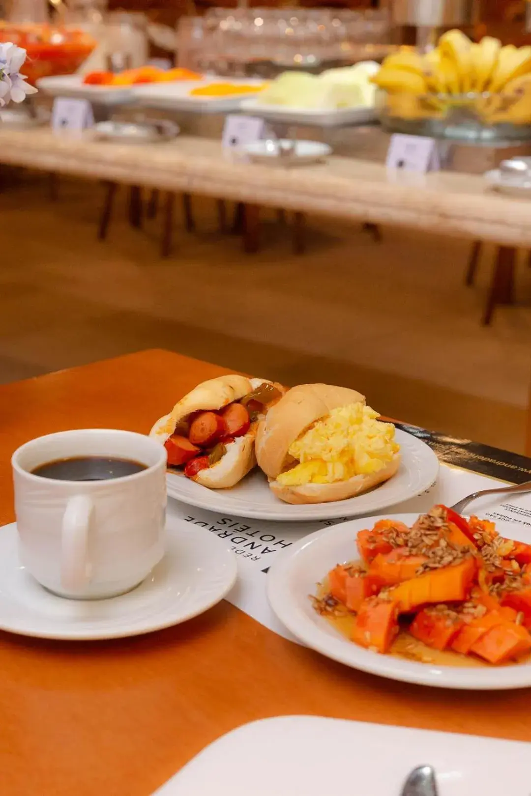 Continental breakfast in Rede Andrade Canada Continental breakfast in Rede Andrade Canada