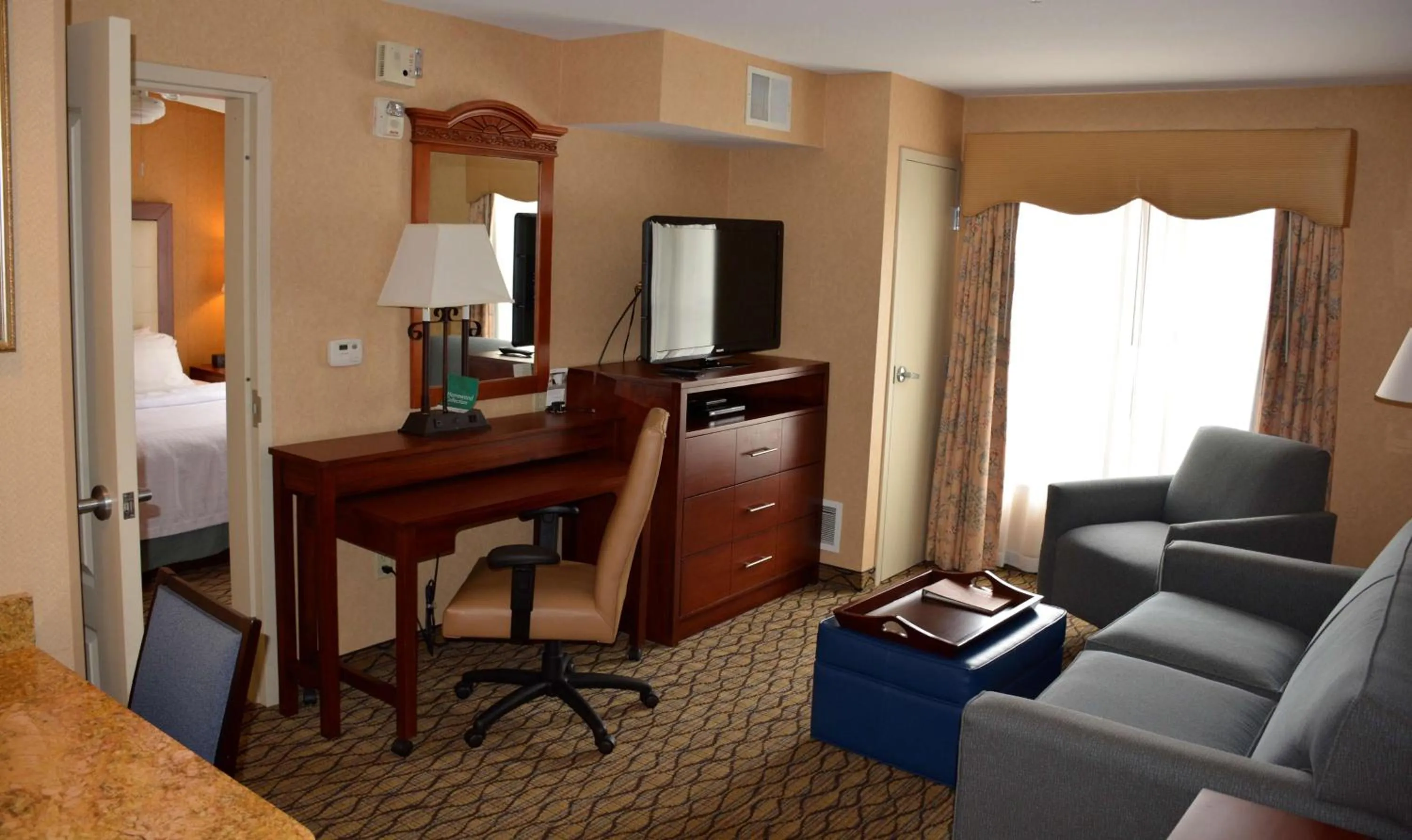 Living room in Homewood Suites by Hilton Brighton