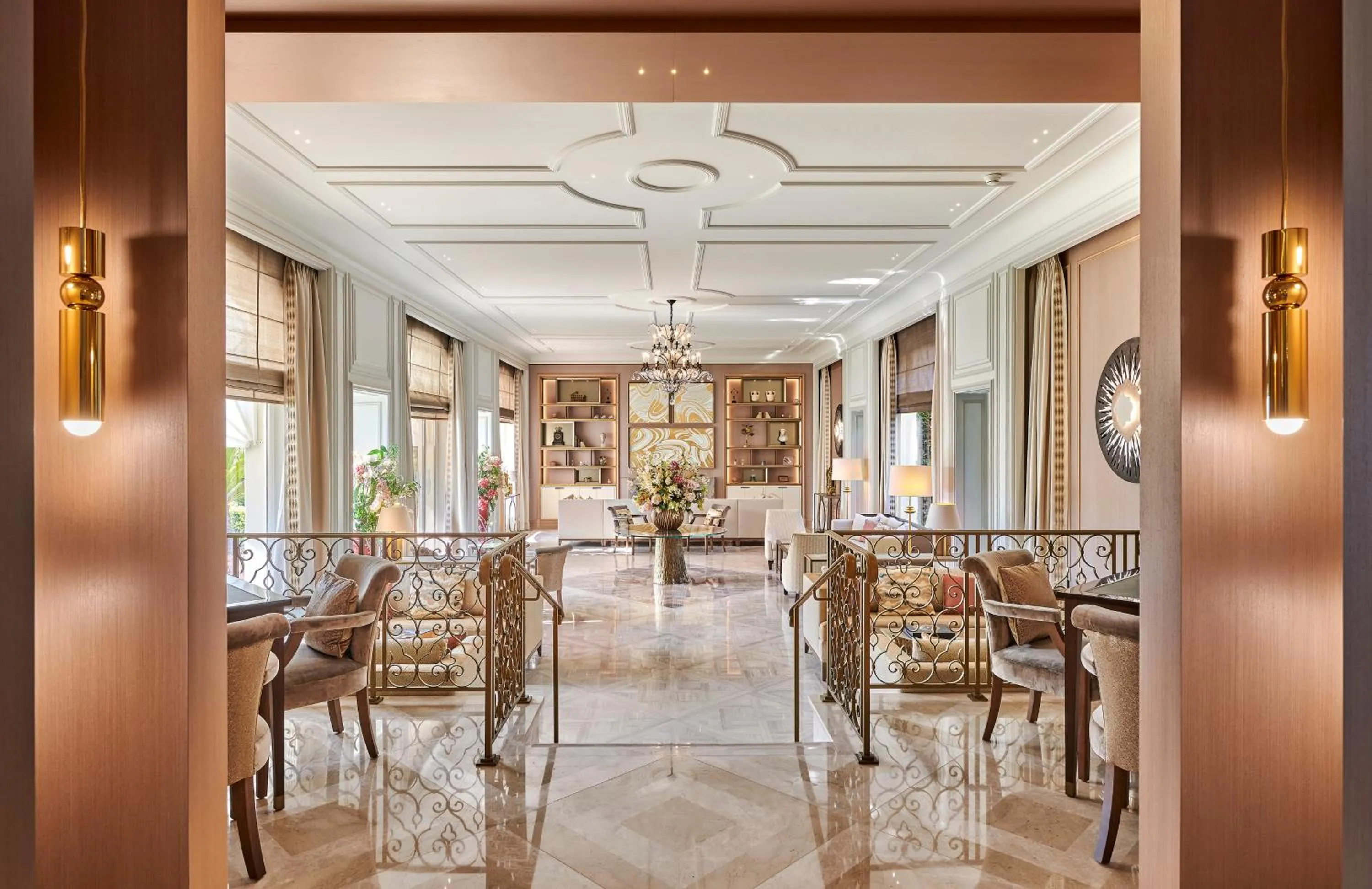 Living room in La Réserve de Beaulieu