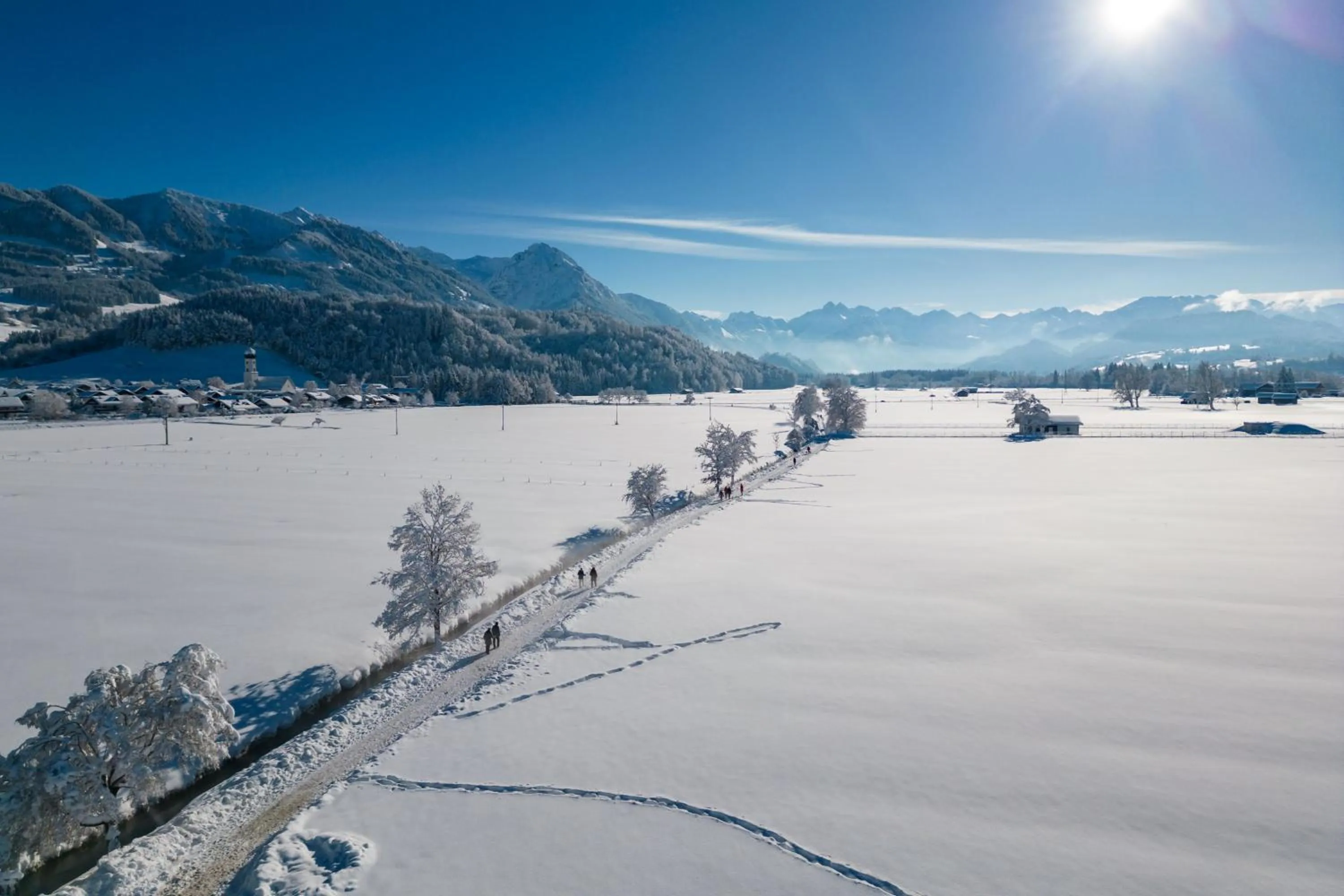 Natural landscape in AllgäuStern Hotel