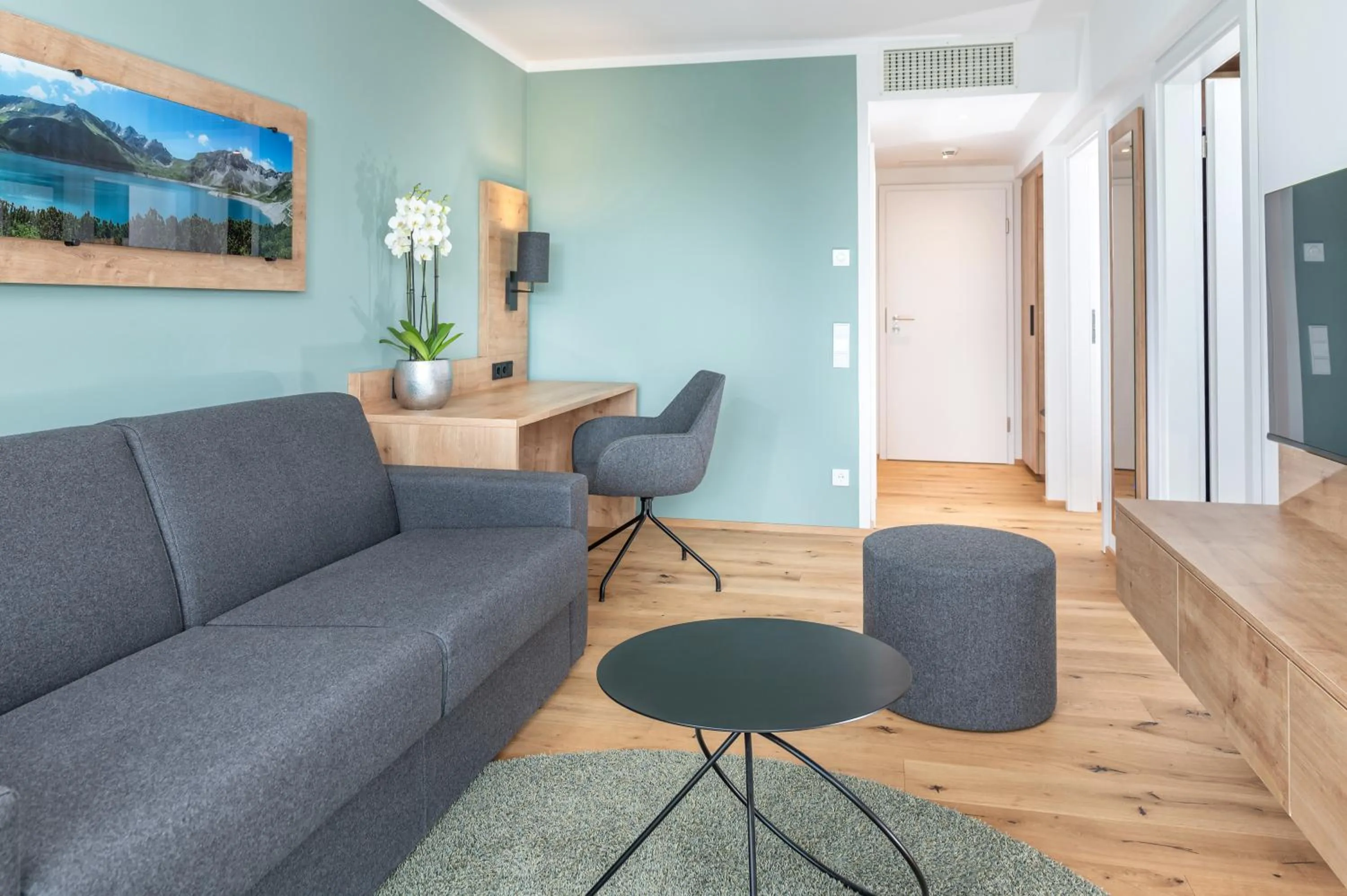 Living room in AllgäuStern Hotel