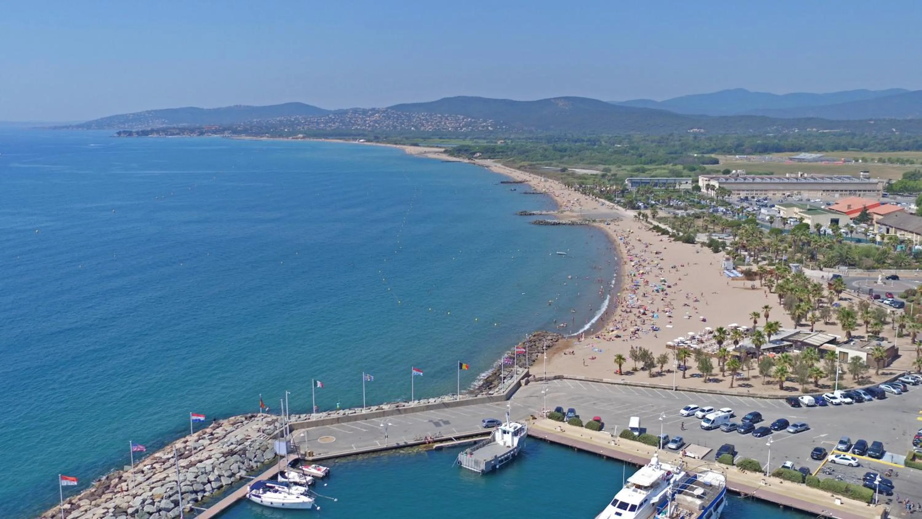 Bird's eye view in Atoll Hotel restaurant