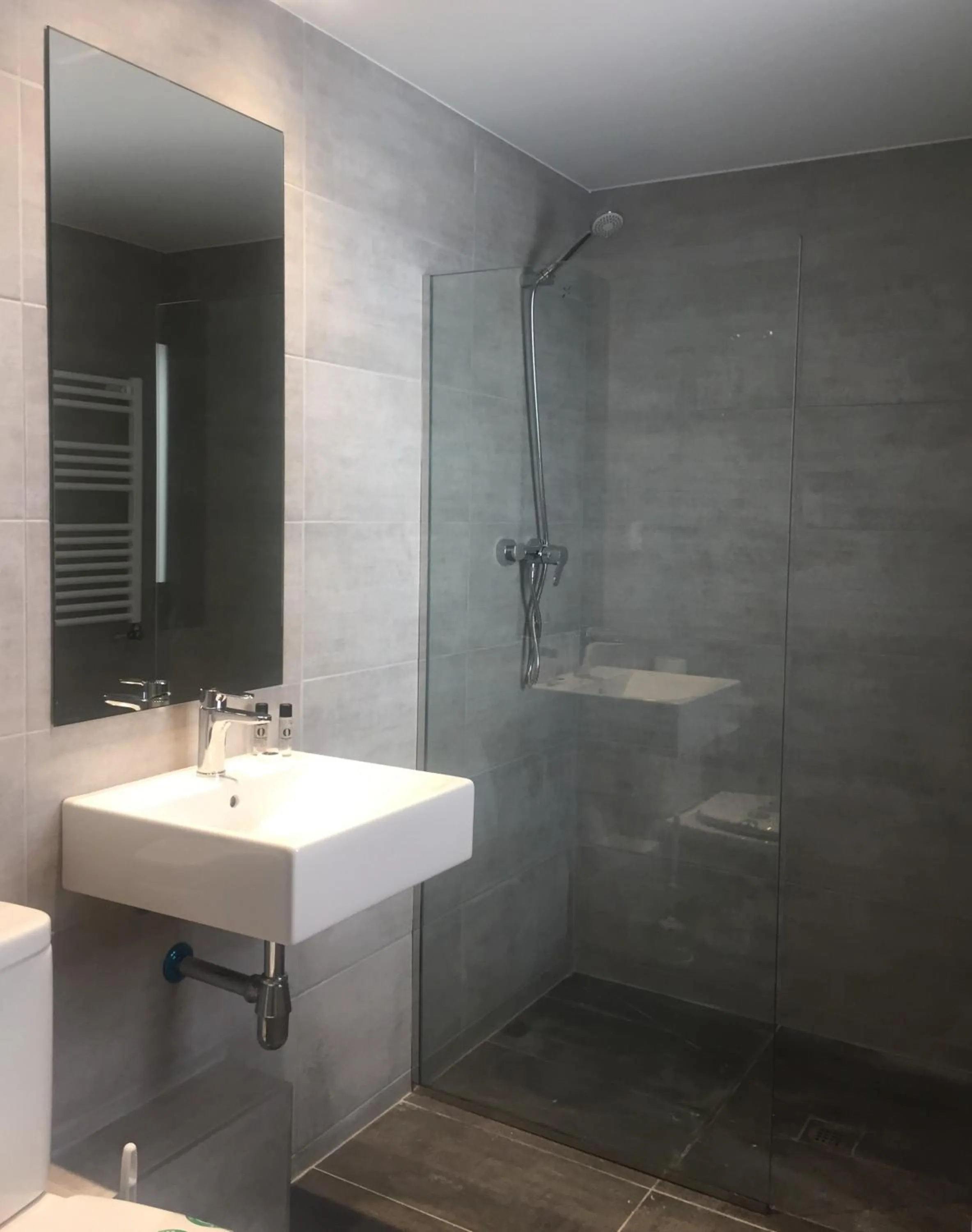 Shower in Hotel Roca