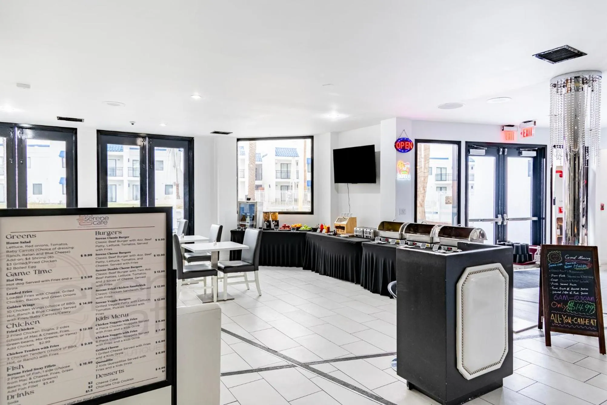 Restaurant/places to eat in Serene Vegas Boutique Hotel Las Vegas