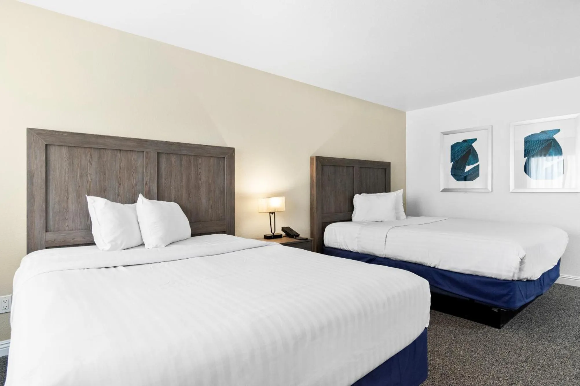 Bed in Serene Vegas Boutique Hotel Las Vegas