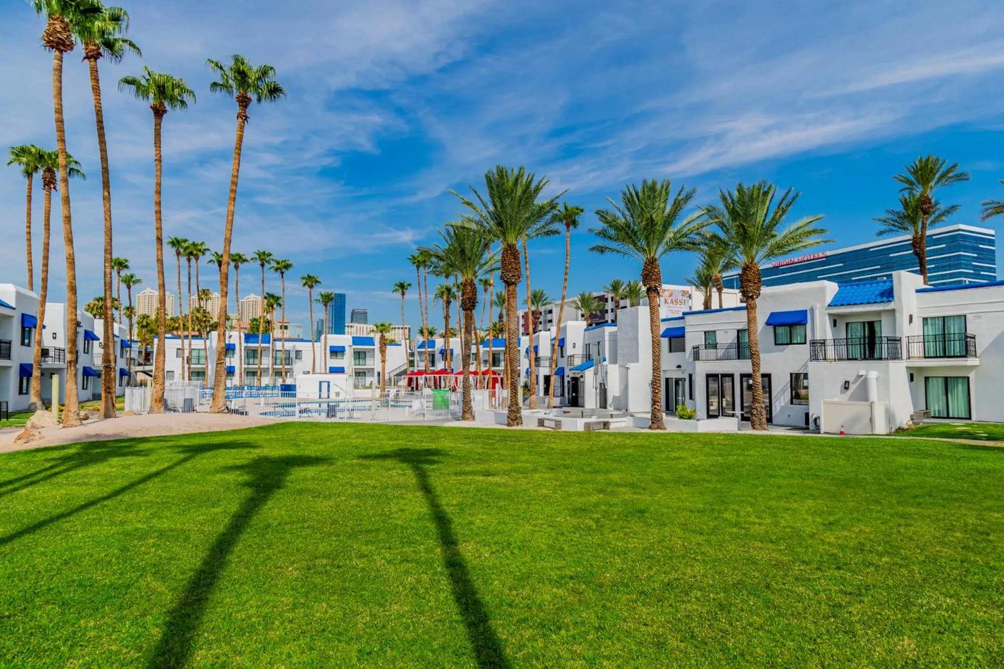 Garden view in Serene Vegas Boutique Hotel Las Vegas