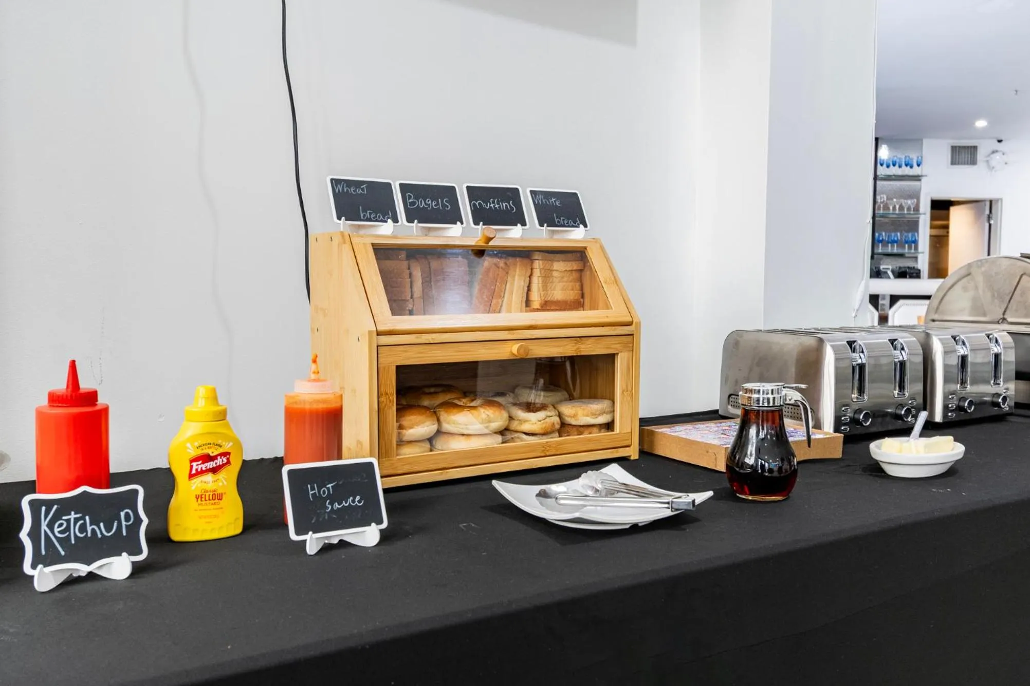 Buffet breakfast in Serene Vegas Boutique Hotel Las Vegas