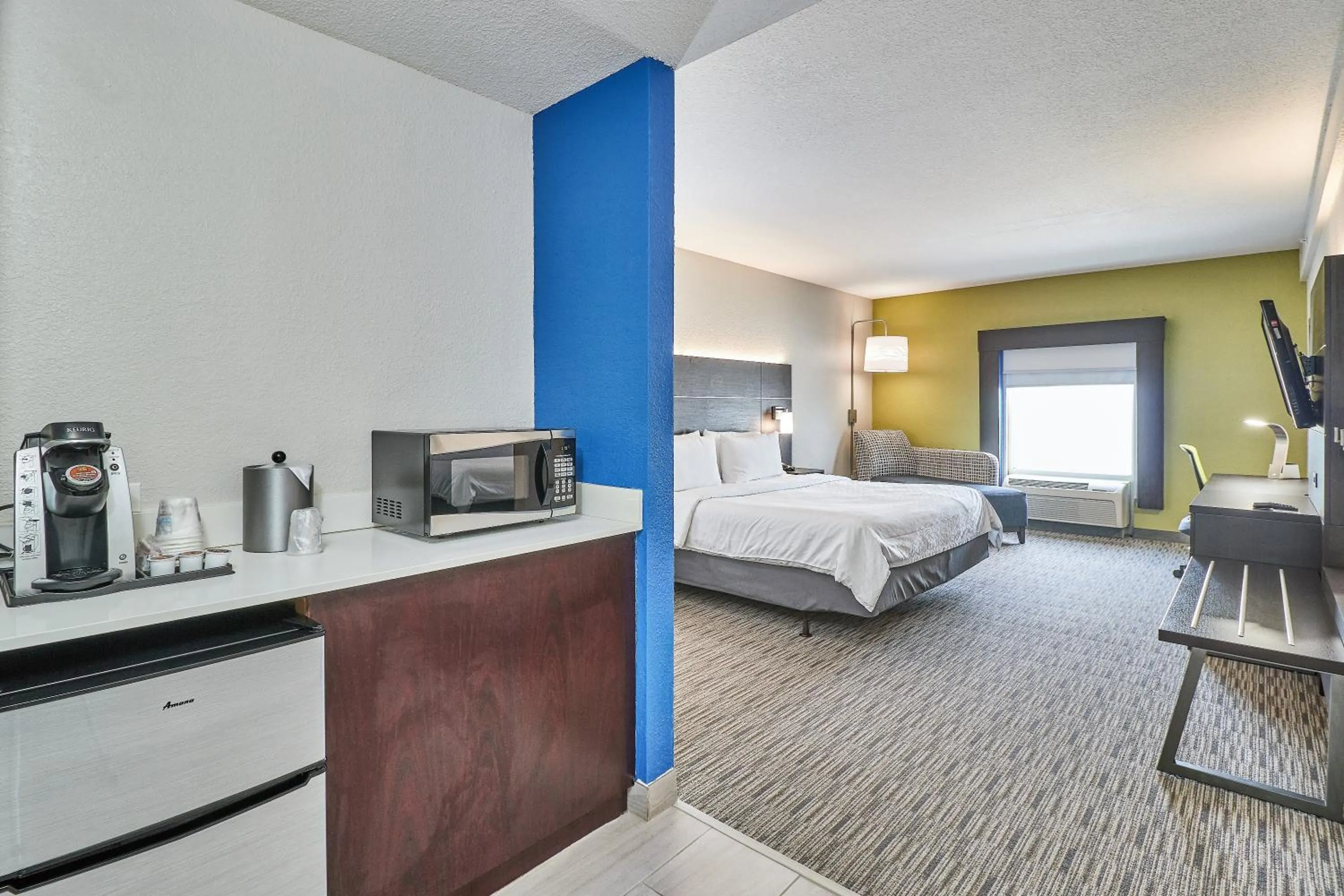Photo of the whole room, Bed in Holiday Inn Express Hotel & Suites Clearwater US 19 North by IHG