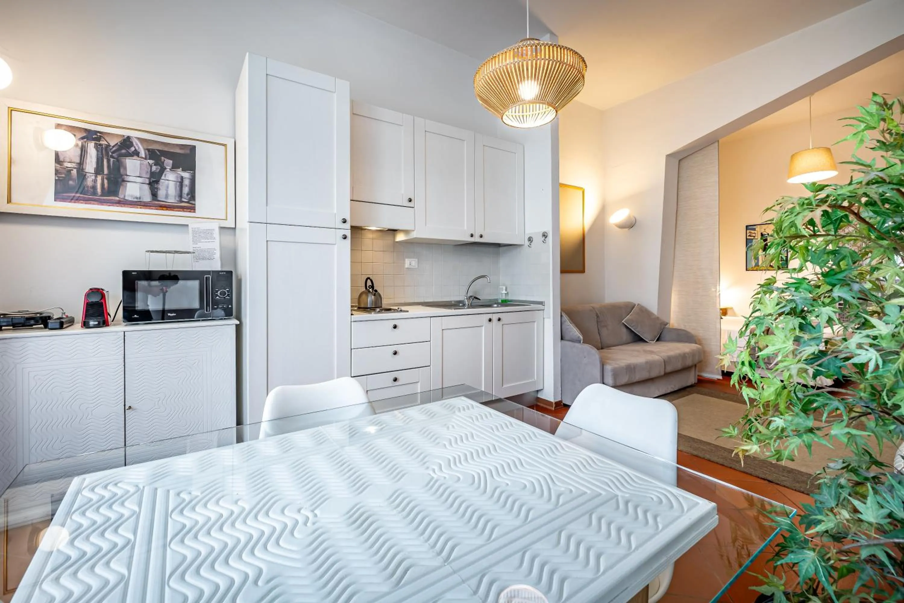 Kitchen or kitchenette, Bed in YiD Cimabue