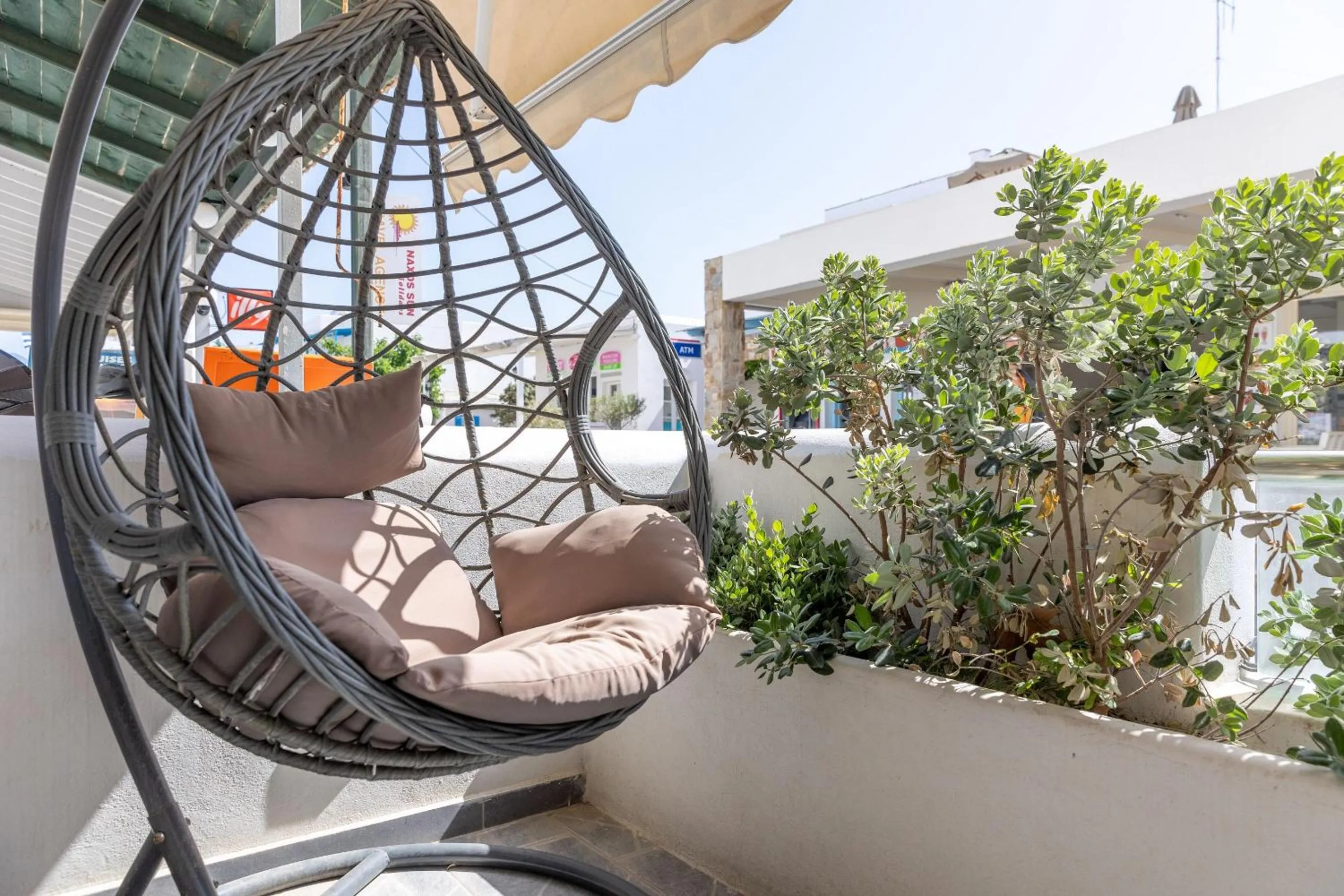 Patio in Naxos Petite Studios