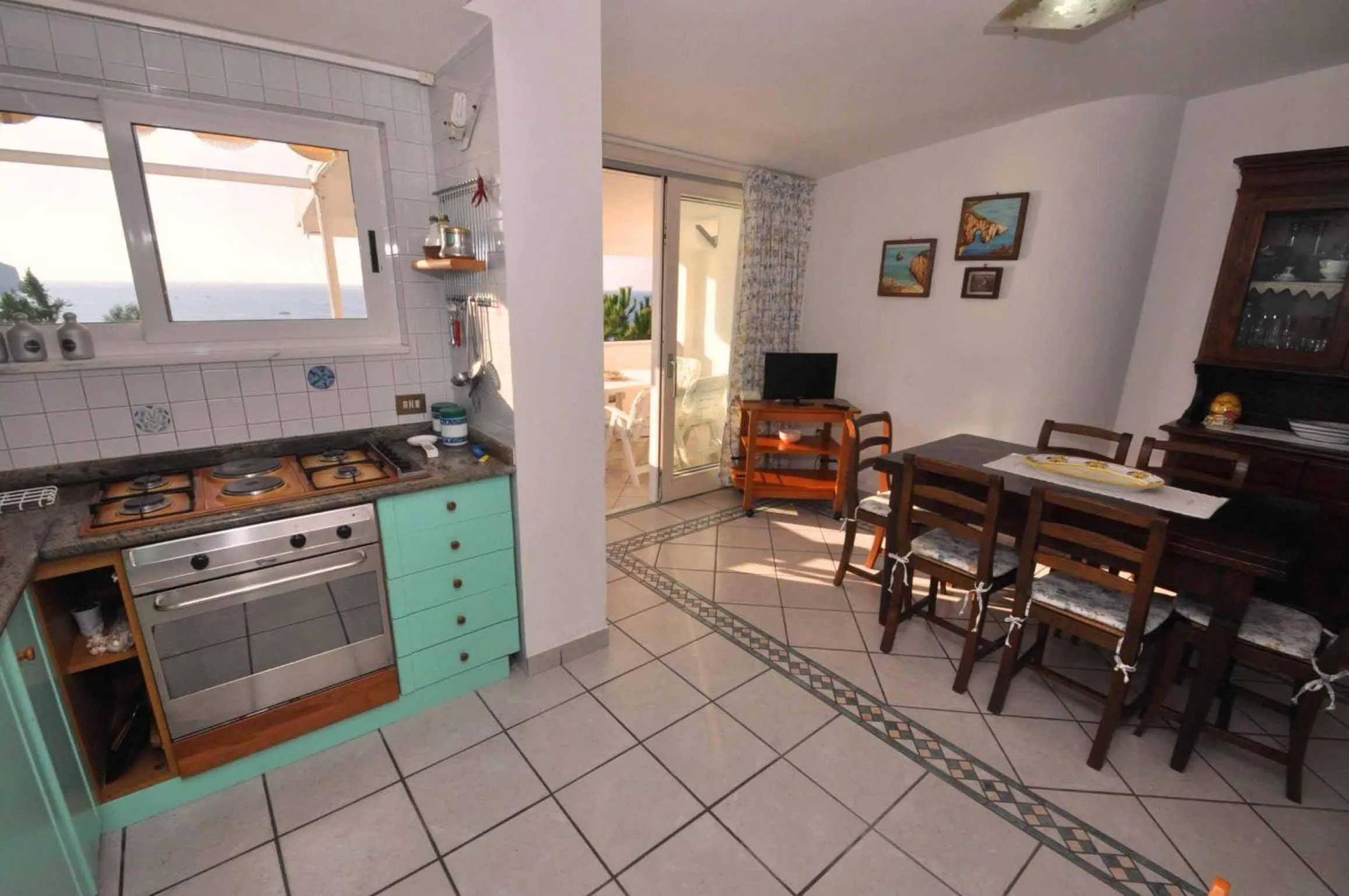 Kitchen or kitchenette in Residence del Mare