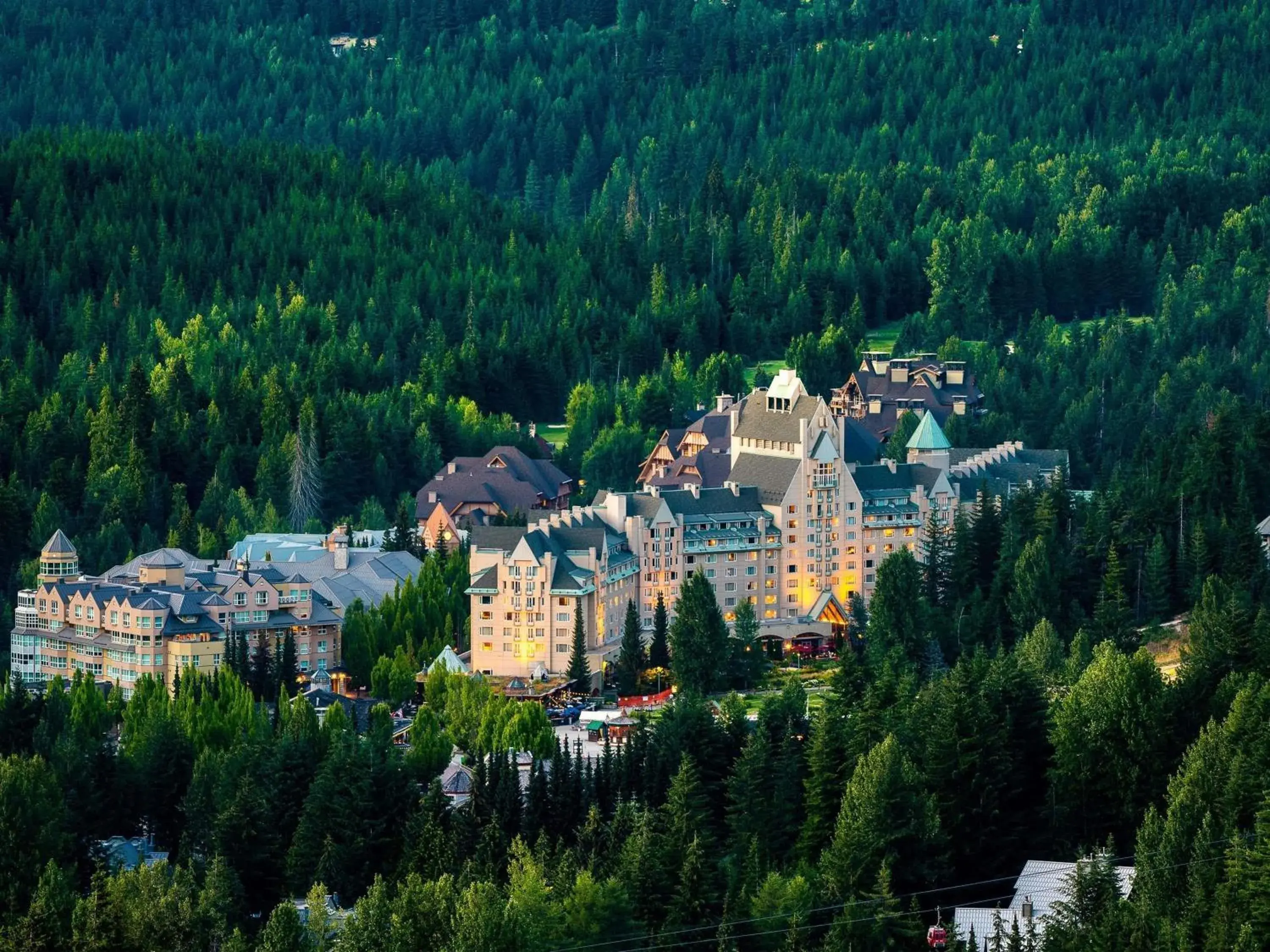 Property building in Fairmont Chateau Whistler Property building in Fairmont Chateau Whistler