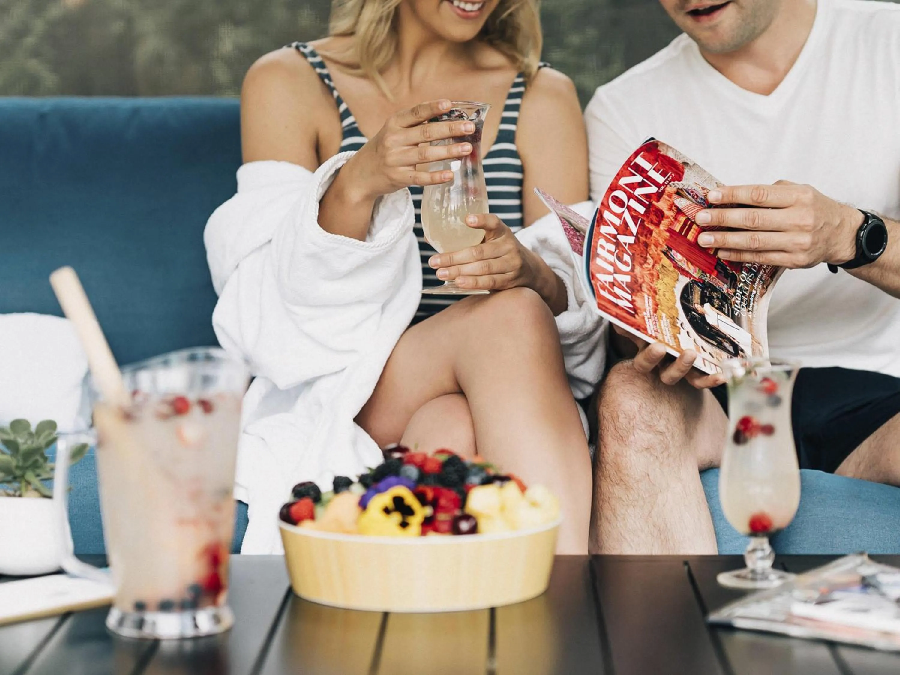 Pool view in Fairmont Chateau Whistler
