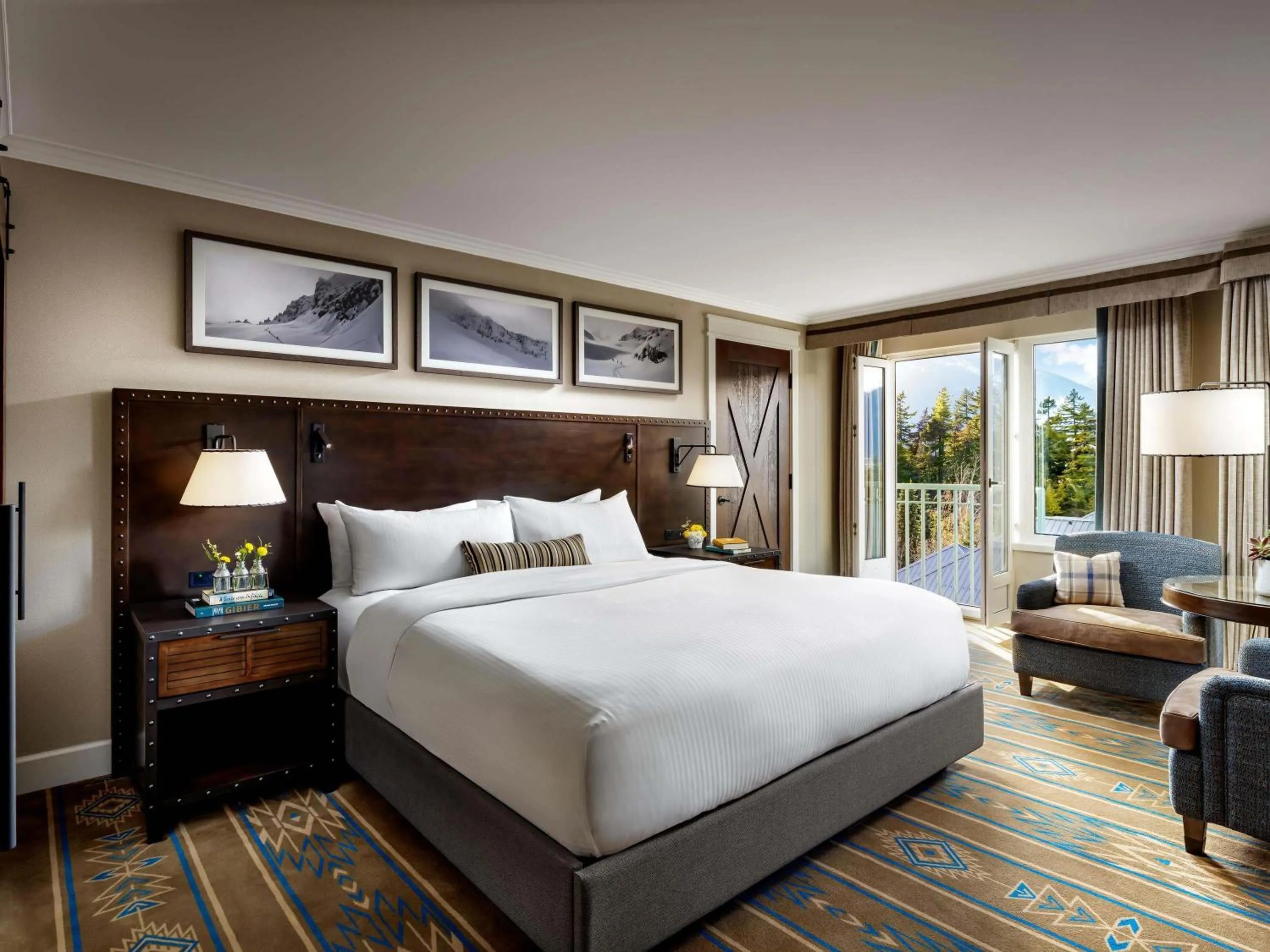 Two-Bedroom Suite with King and Two Queen Beds in Fairmont Chateau Whistler