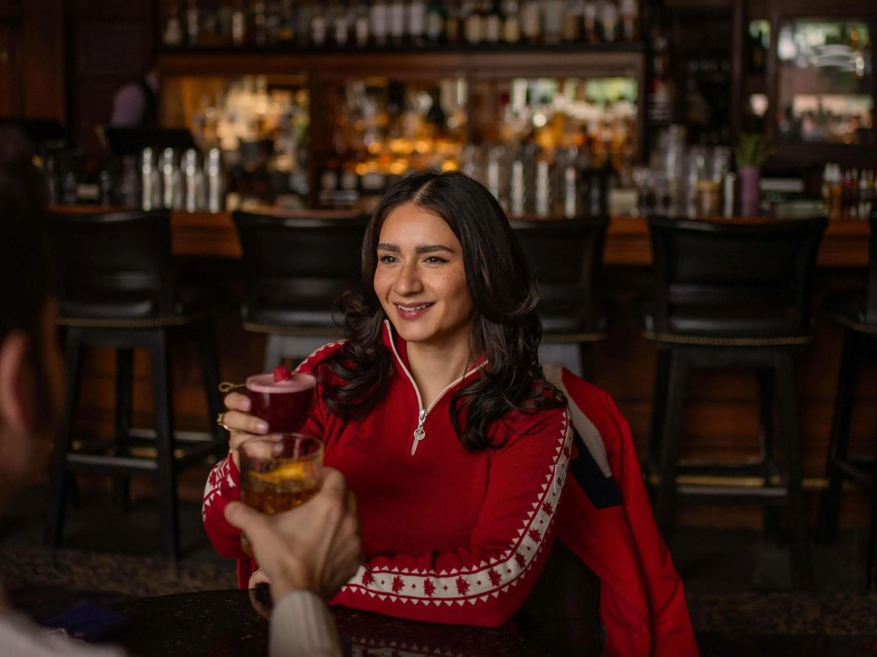 Lounge or bar in Fairmont Chateau Whistler