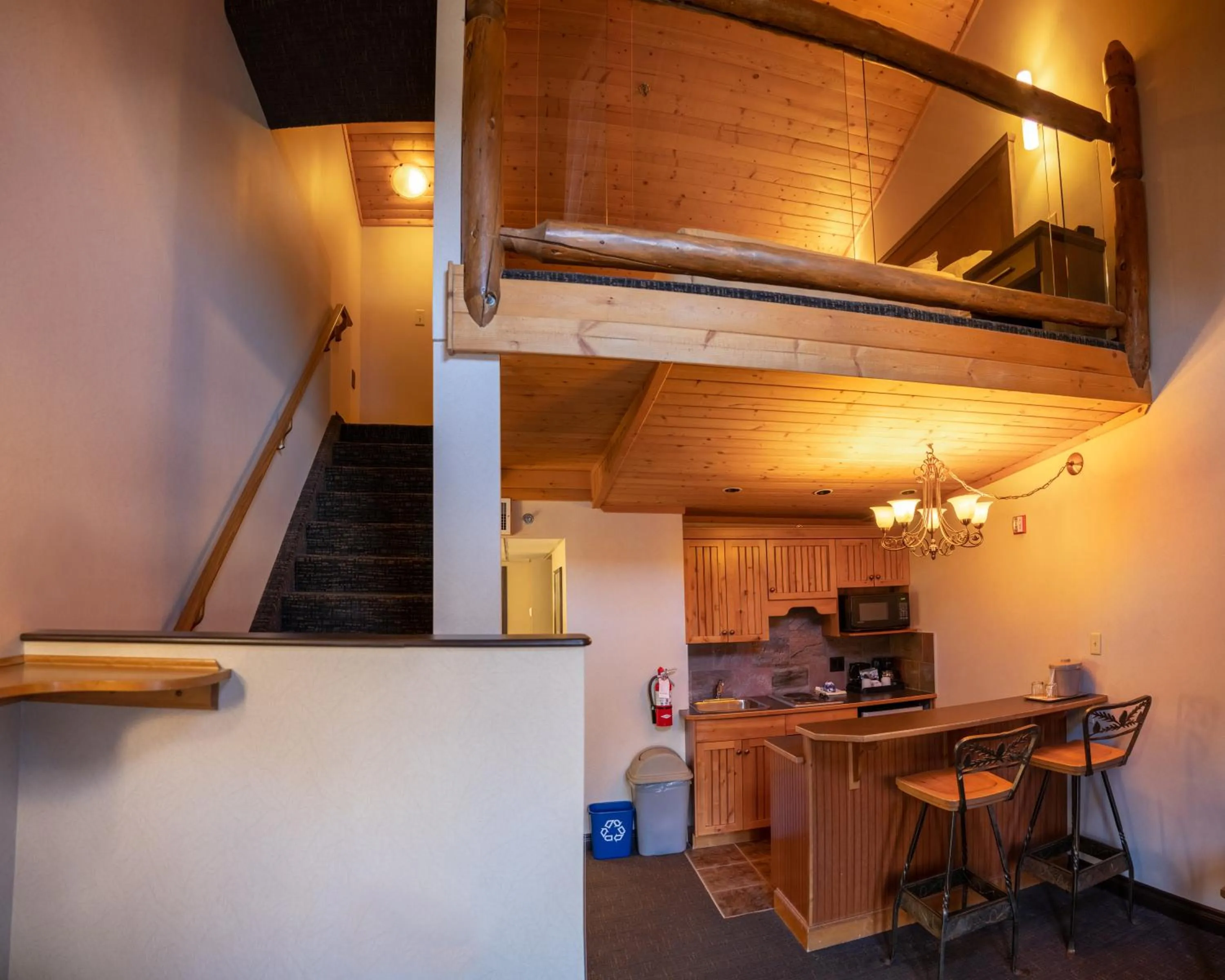 Dining area in The Rundlestone Lodge
