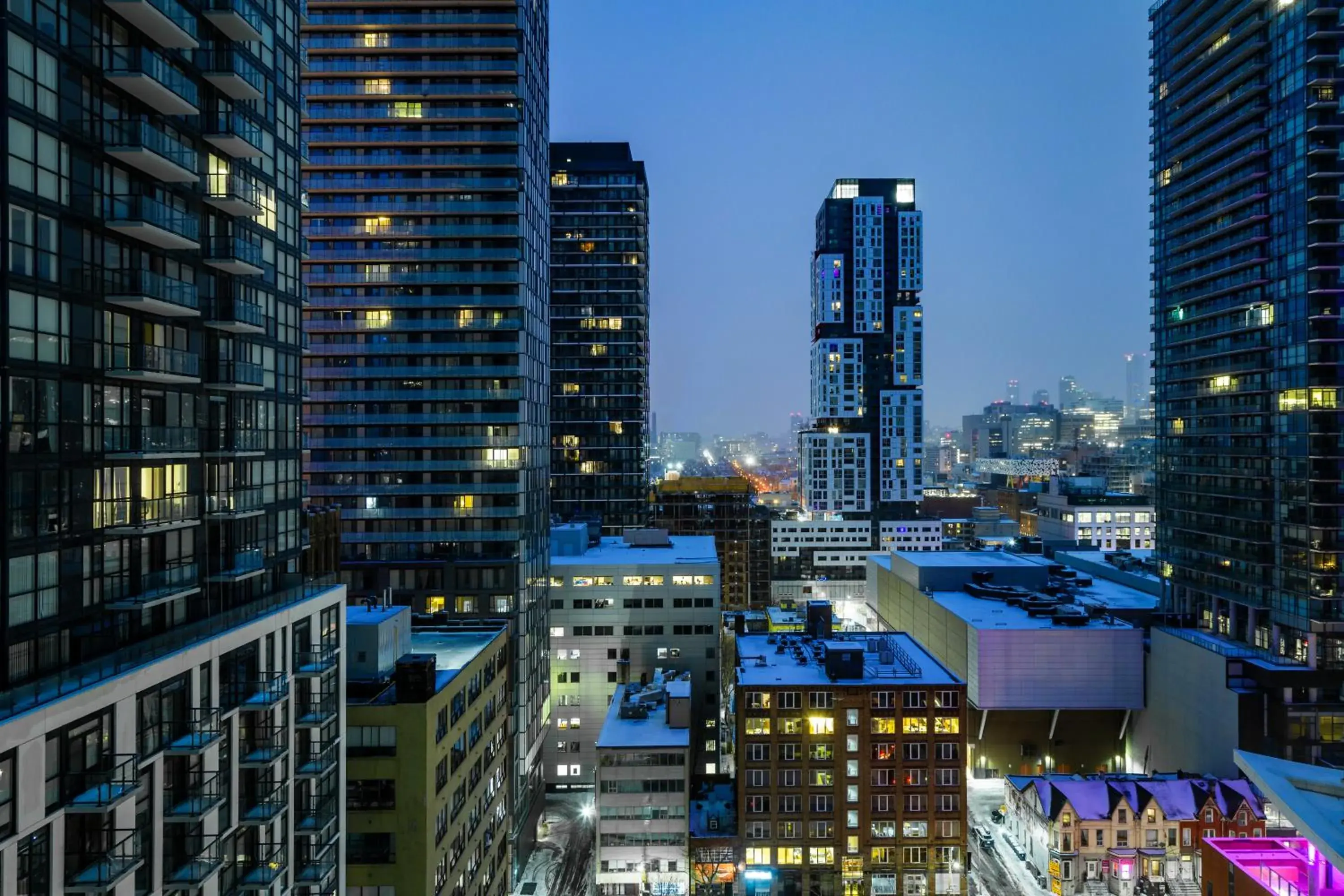 City view in Hyatt Regency Toronto City view in Hyatt Regency Toronto