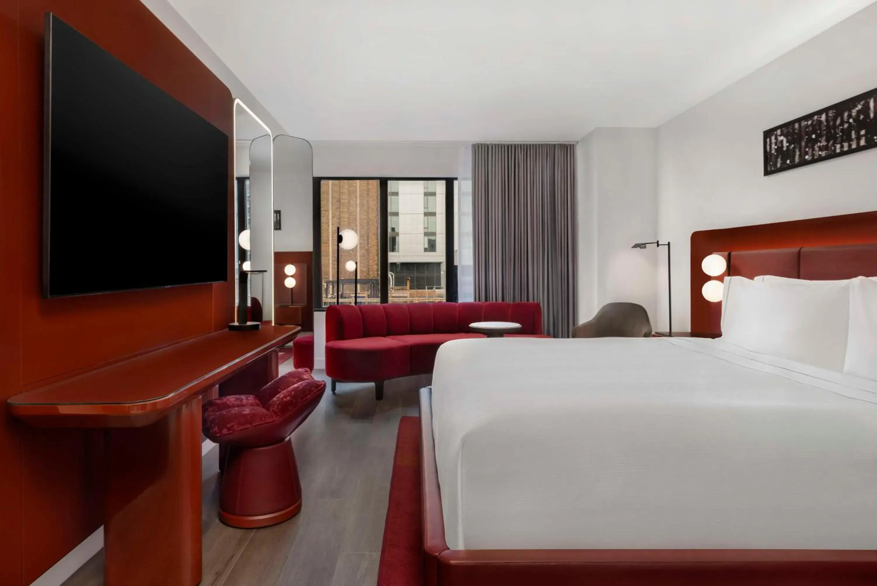 Bed in Revery Toronto Downtown, Curio Collection by Hilton Bed in Revery Toronto Downtown, Curio Collection by Hilton