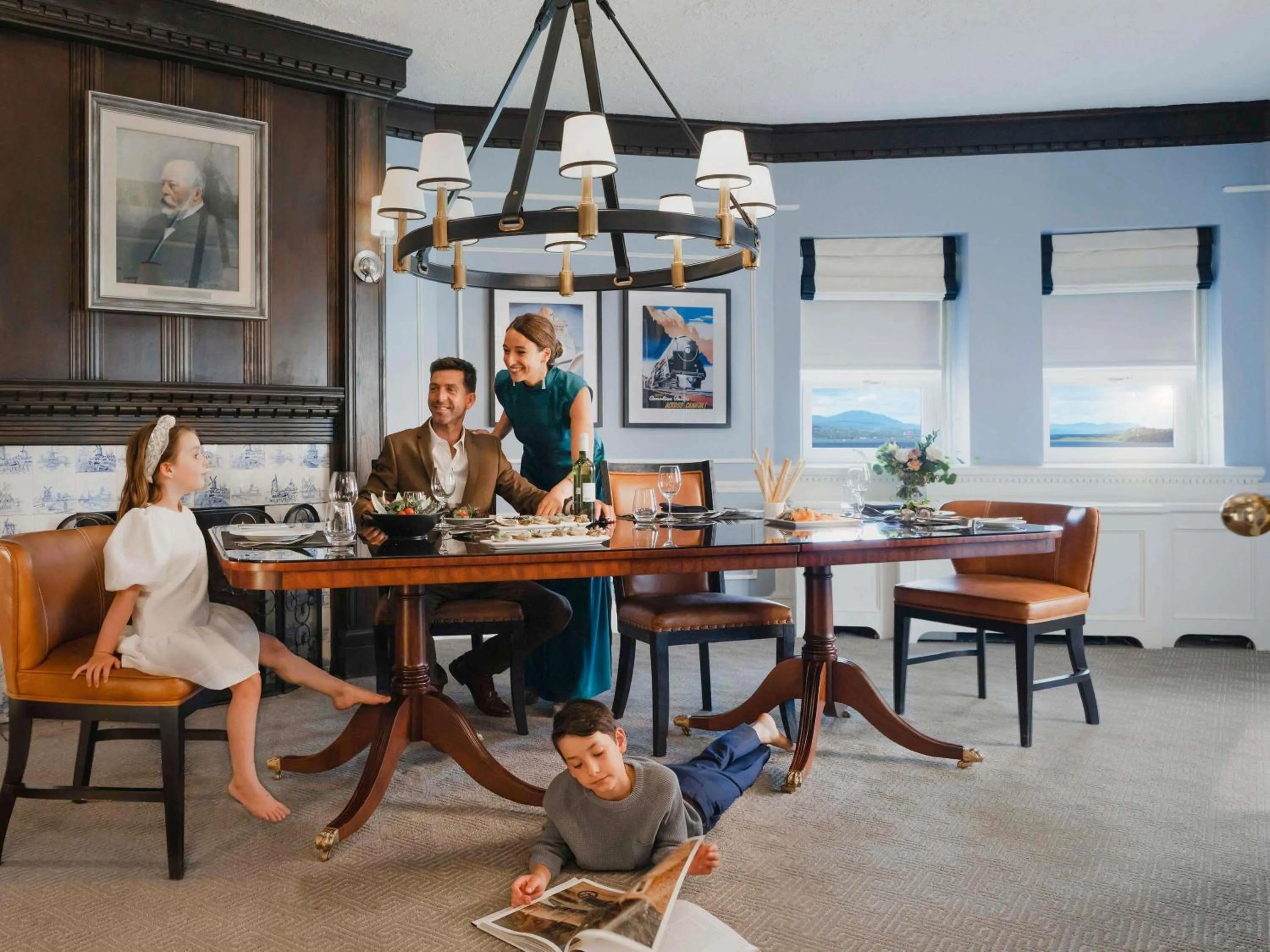 Photo of the whole room in Fairmont Le Chateau Frontenac