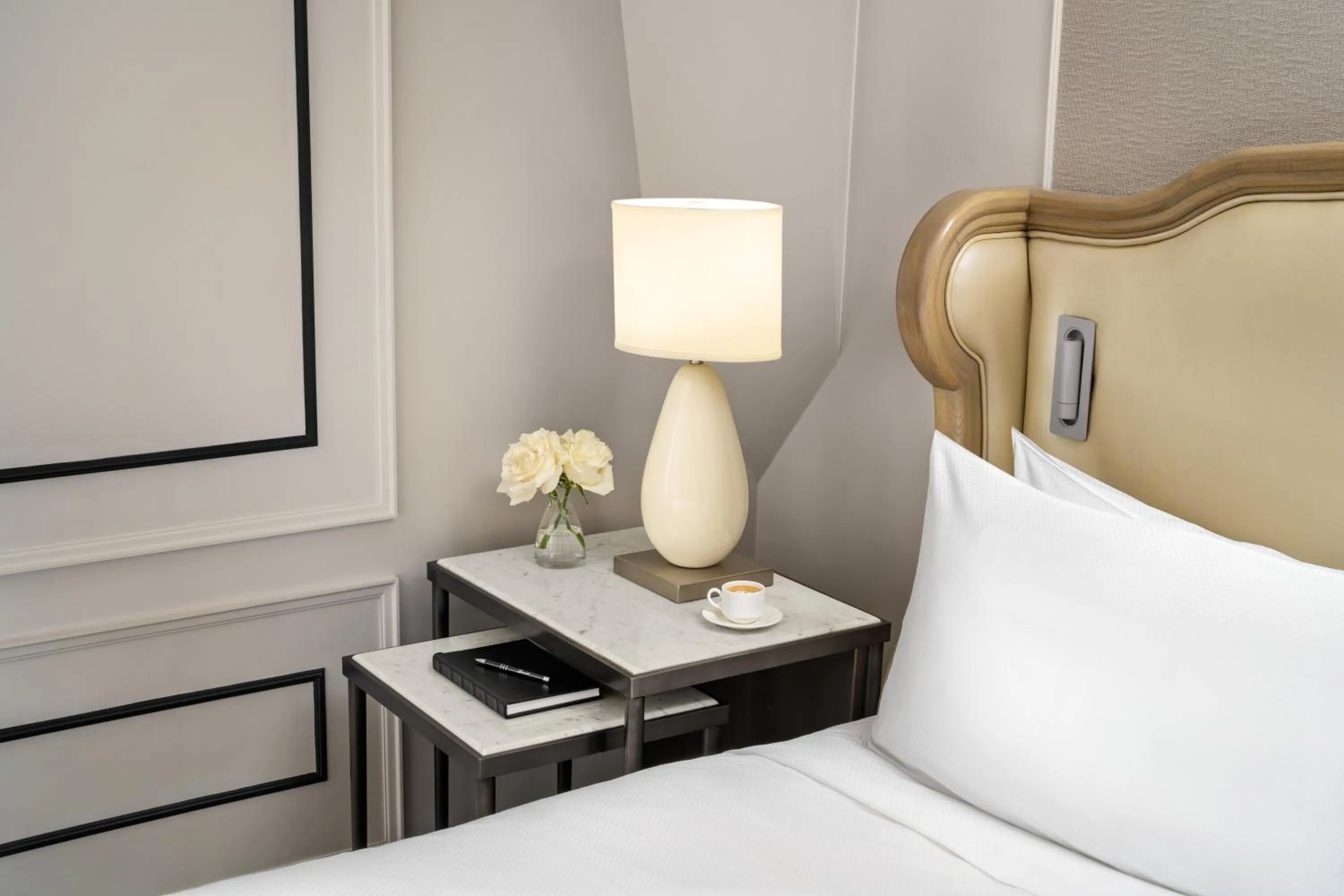 Decorative detail, Bed in Fairmont Le Chateau Frontenac