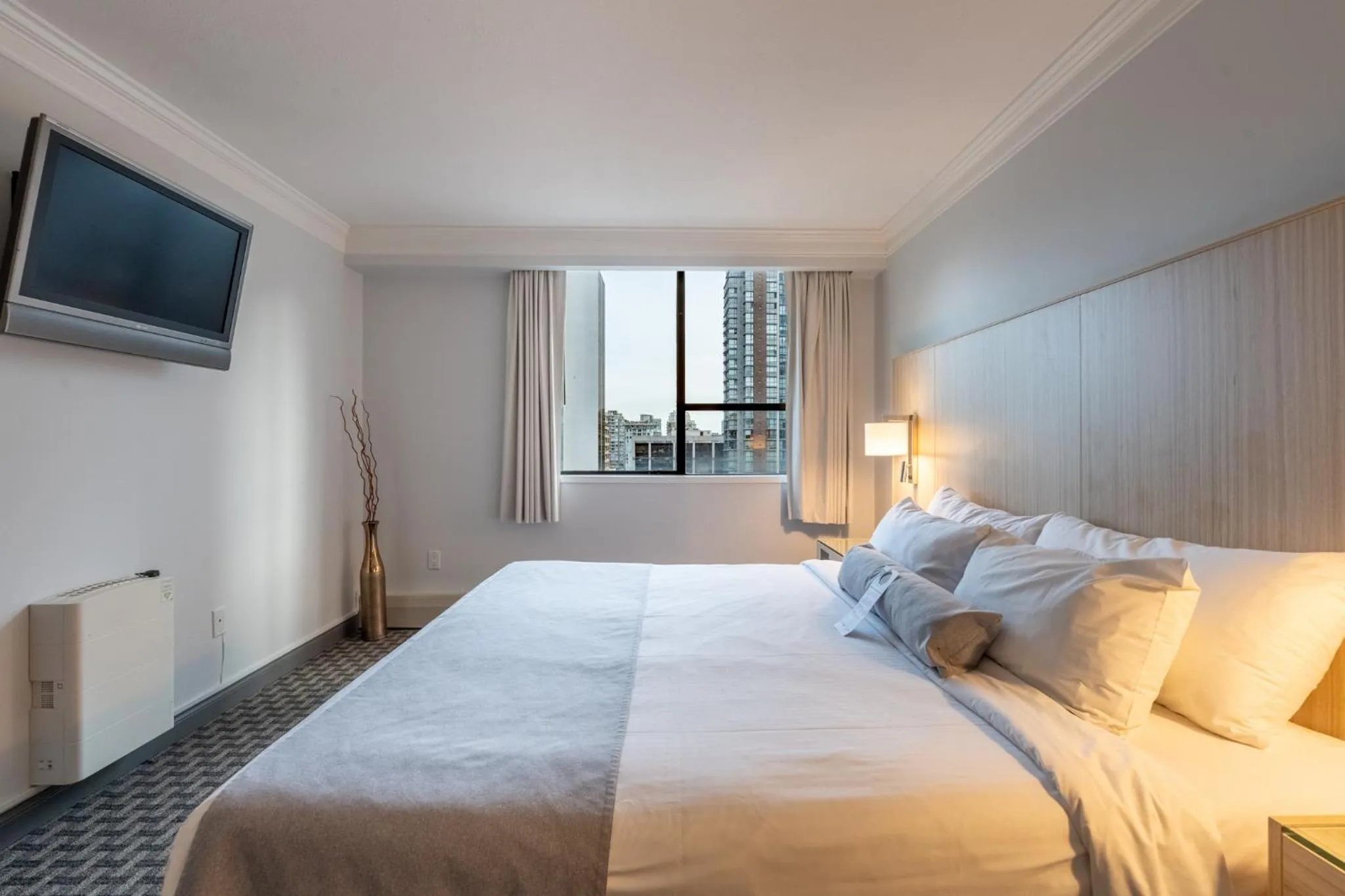 Bed in Century Plaza Hotel