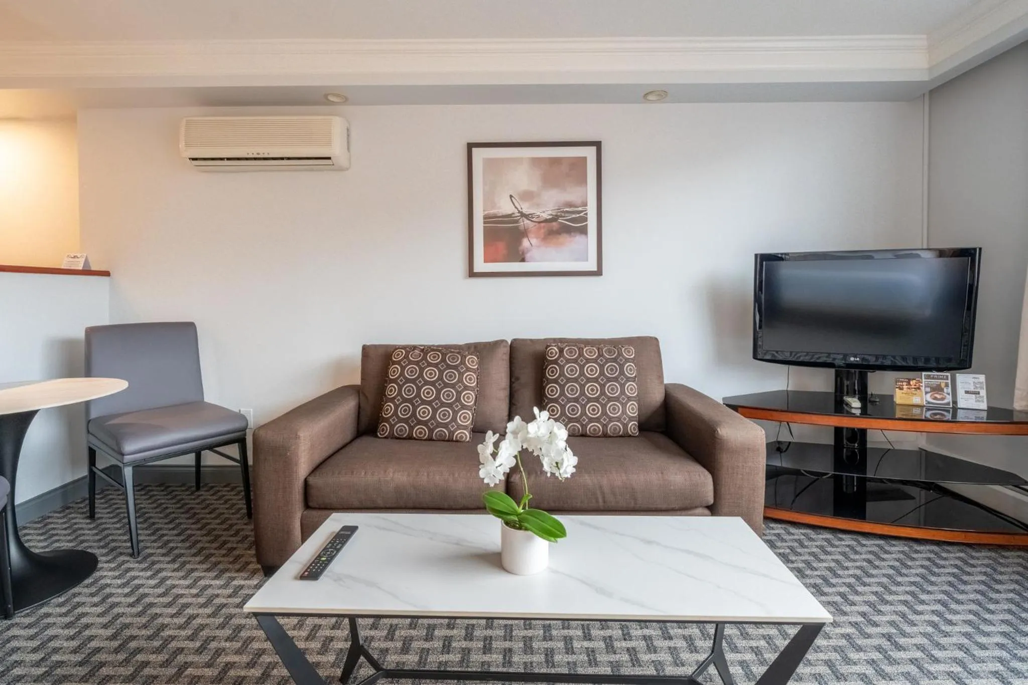 Seating area in Century Plaza Hotel