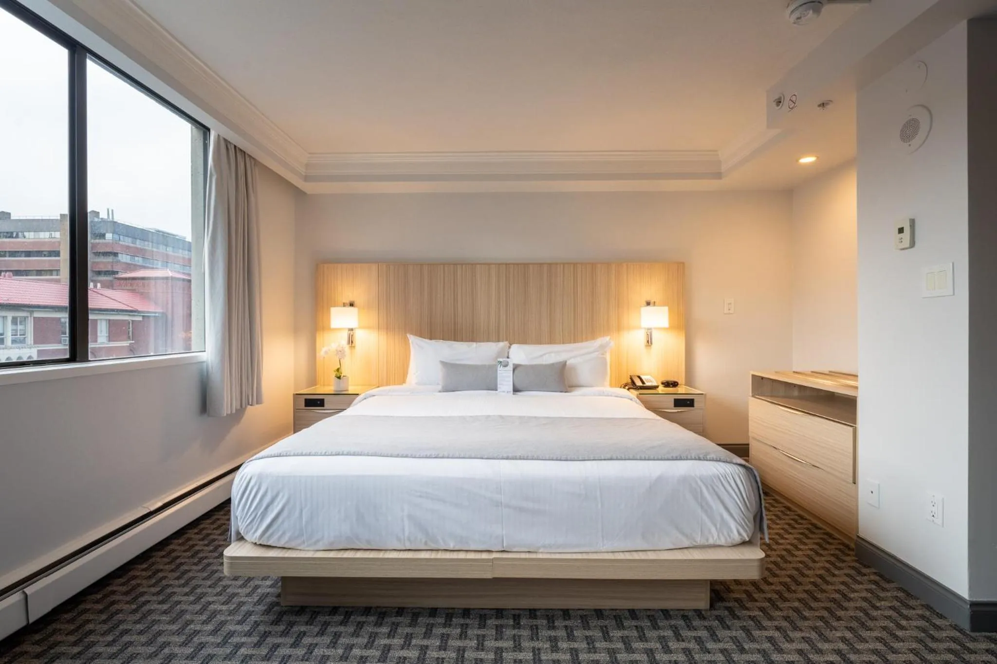 Bed in Century Plaza Hotel