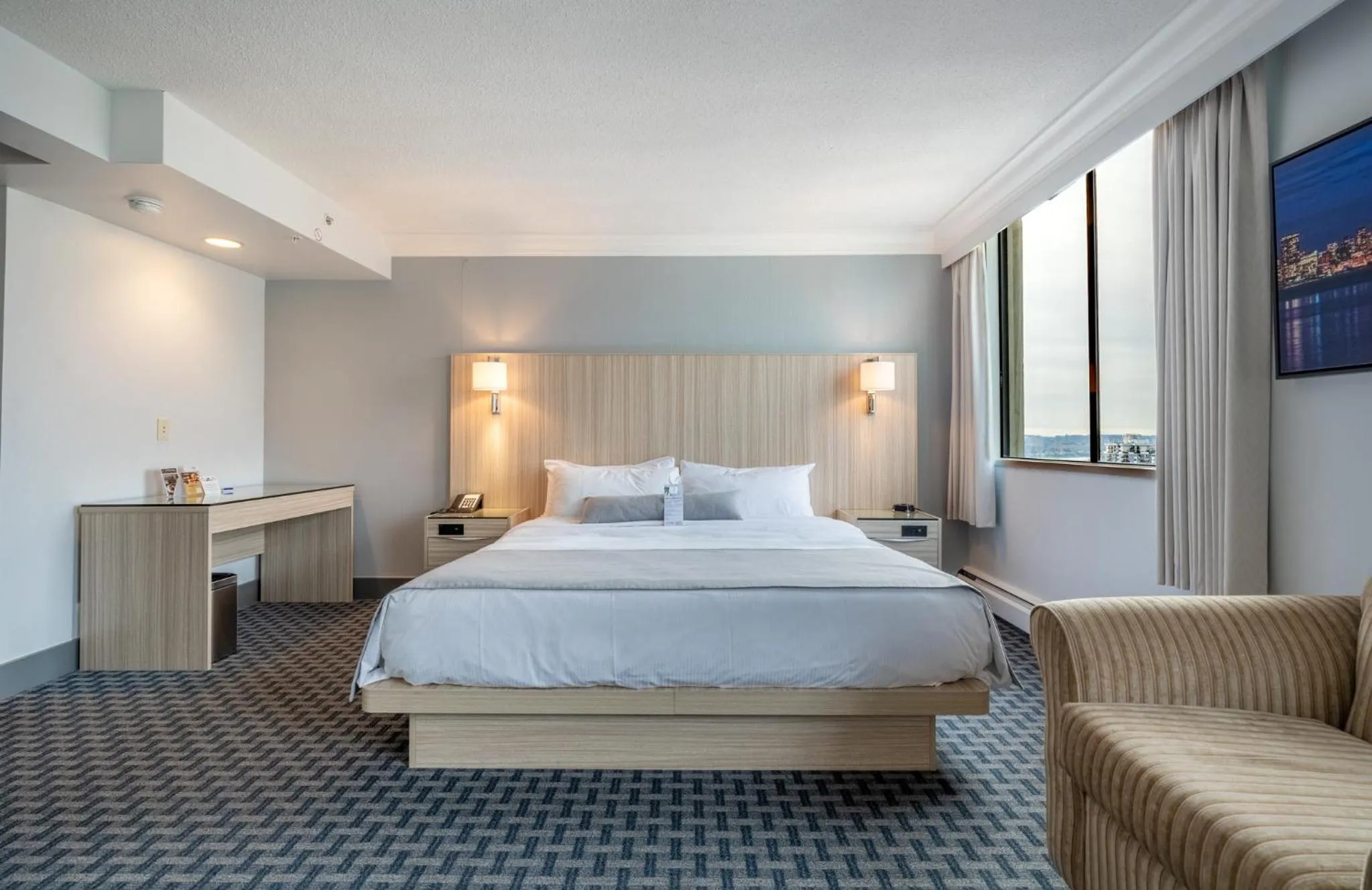 Bed in Century Plaza Hotel