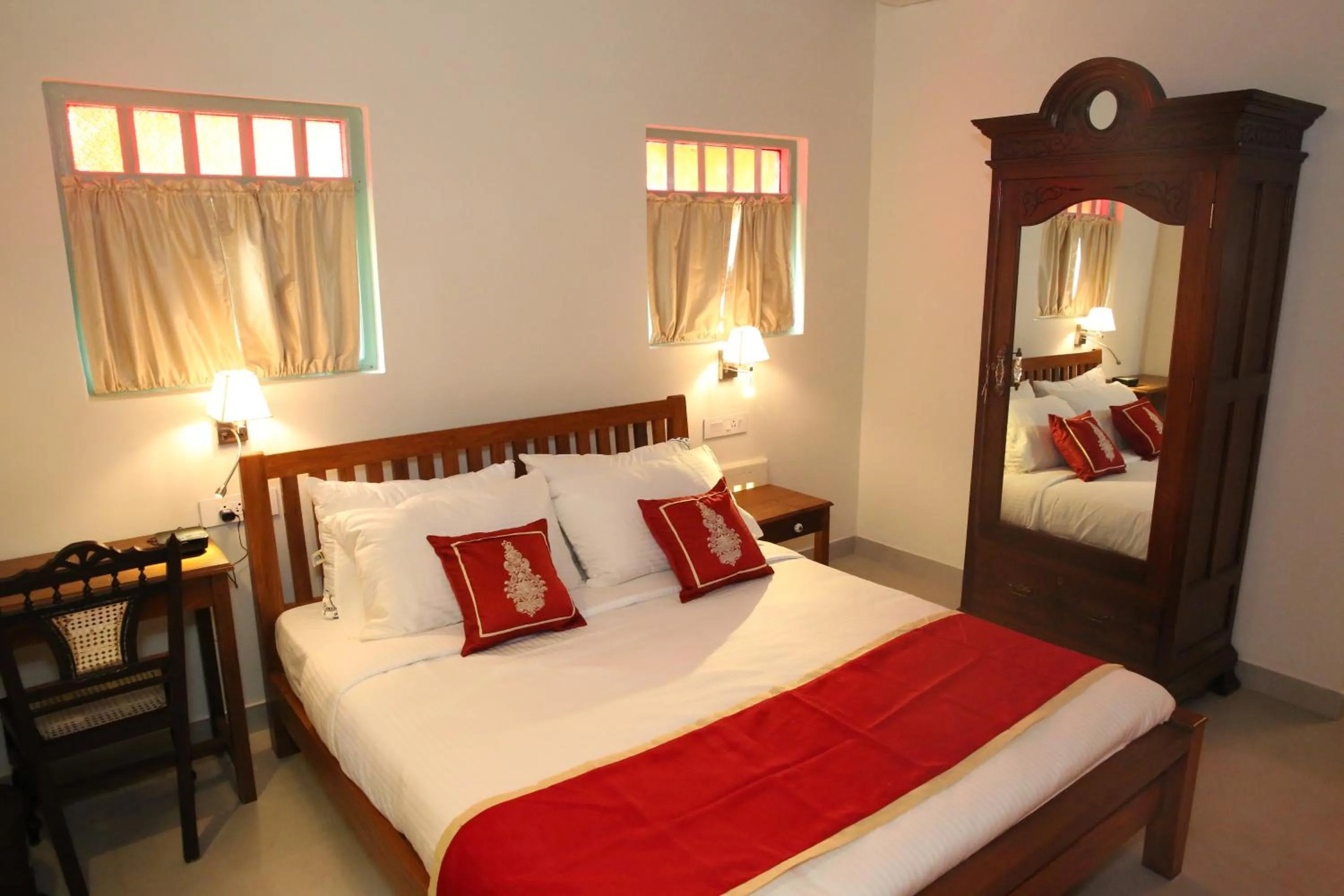 Bedroom, Bed in Lar Amorosa Boutique Hotel - Goa