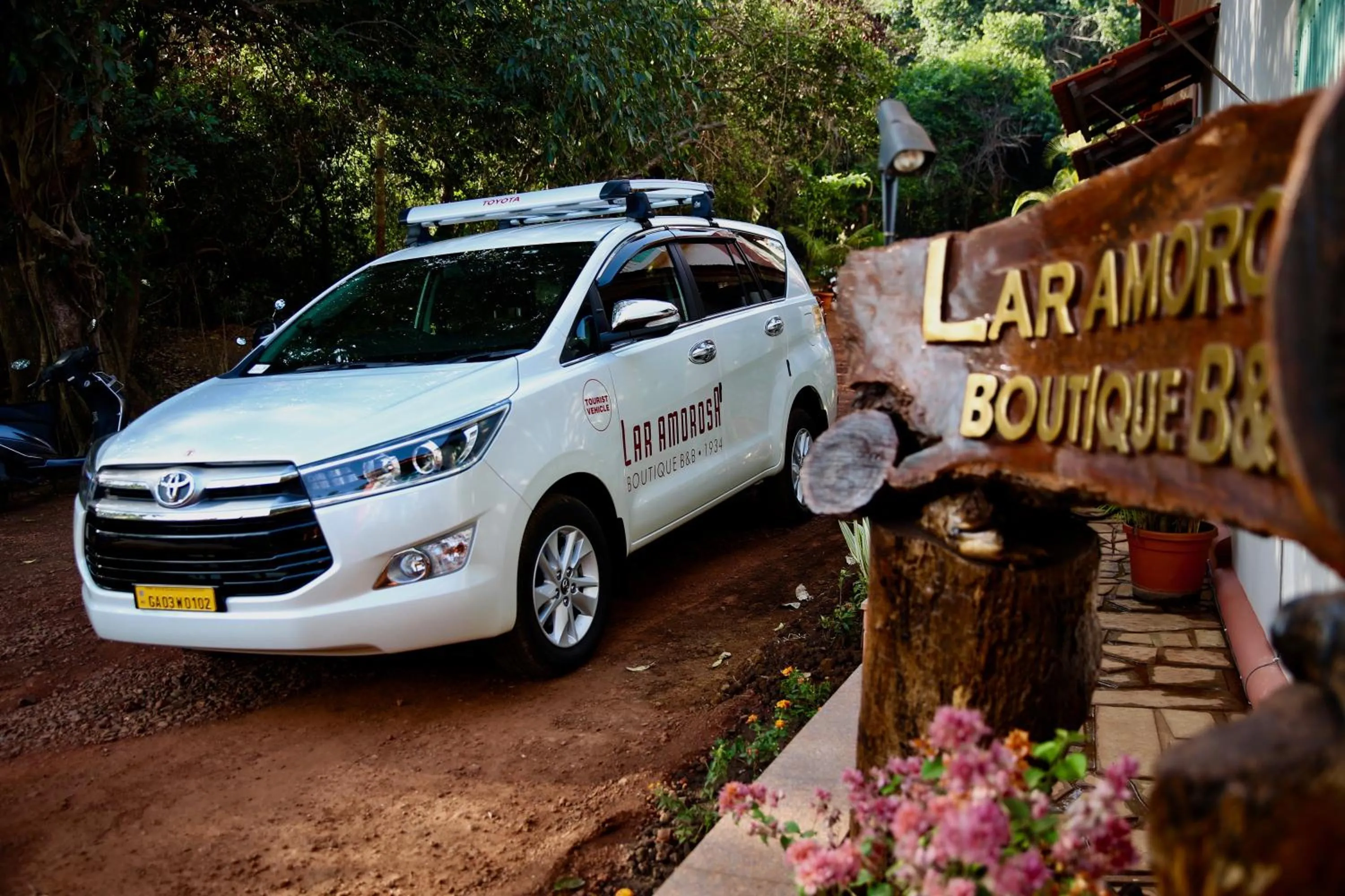 Natural landscape in Lar Amorosa Boutique Hotel - Goa