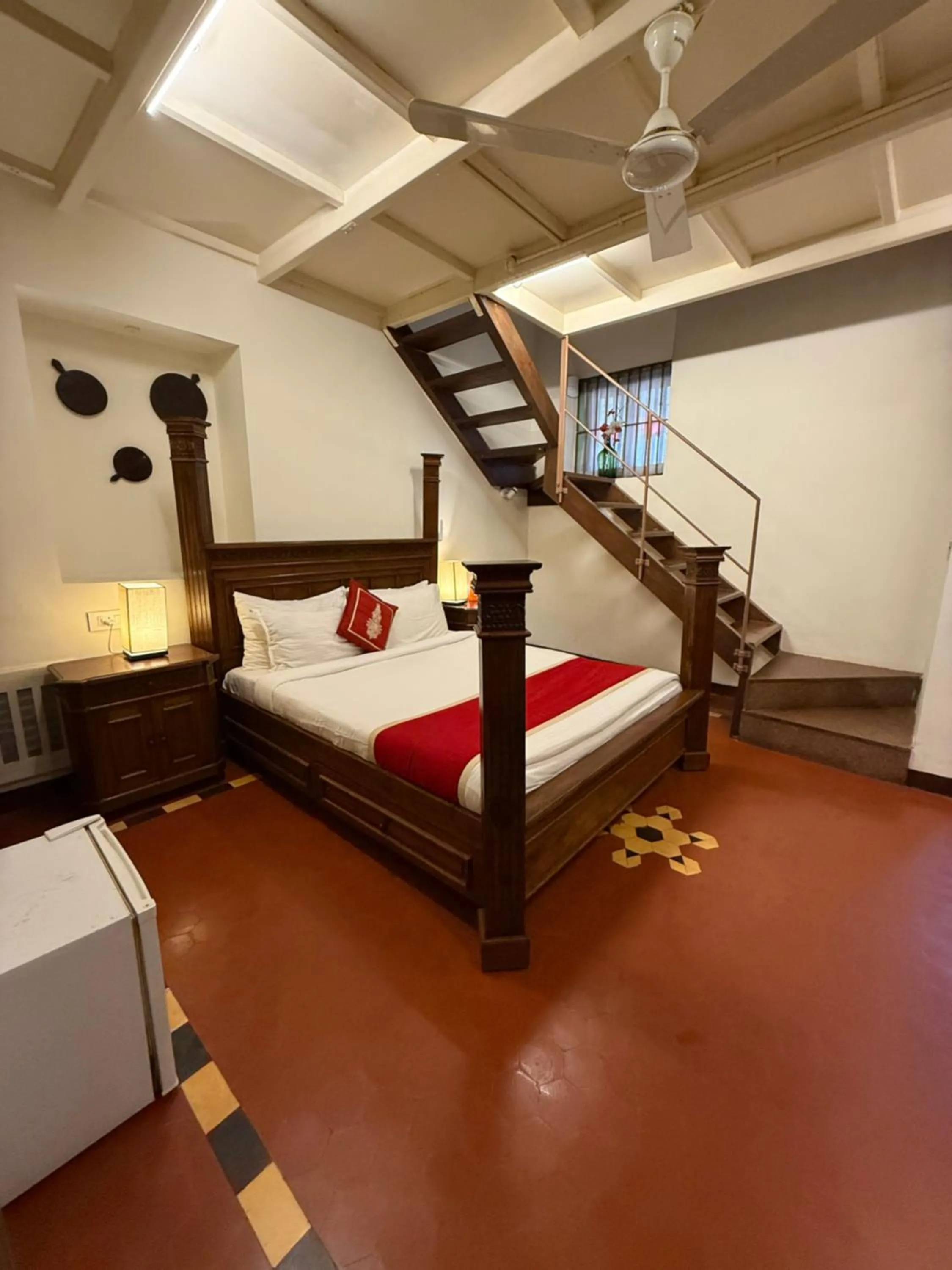 Bedroom, Bed in Lar Amorosa Boutique Hotel - Goa