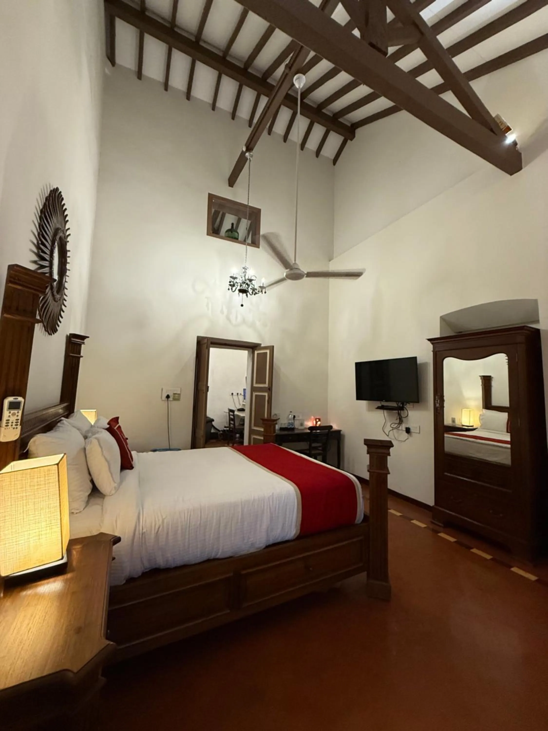 Bedroom, Bed in Lar Amorosa Boutique Hotel - Goa