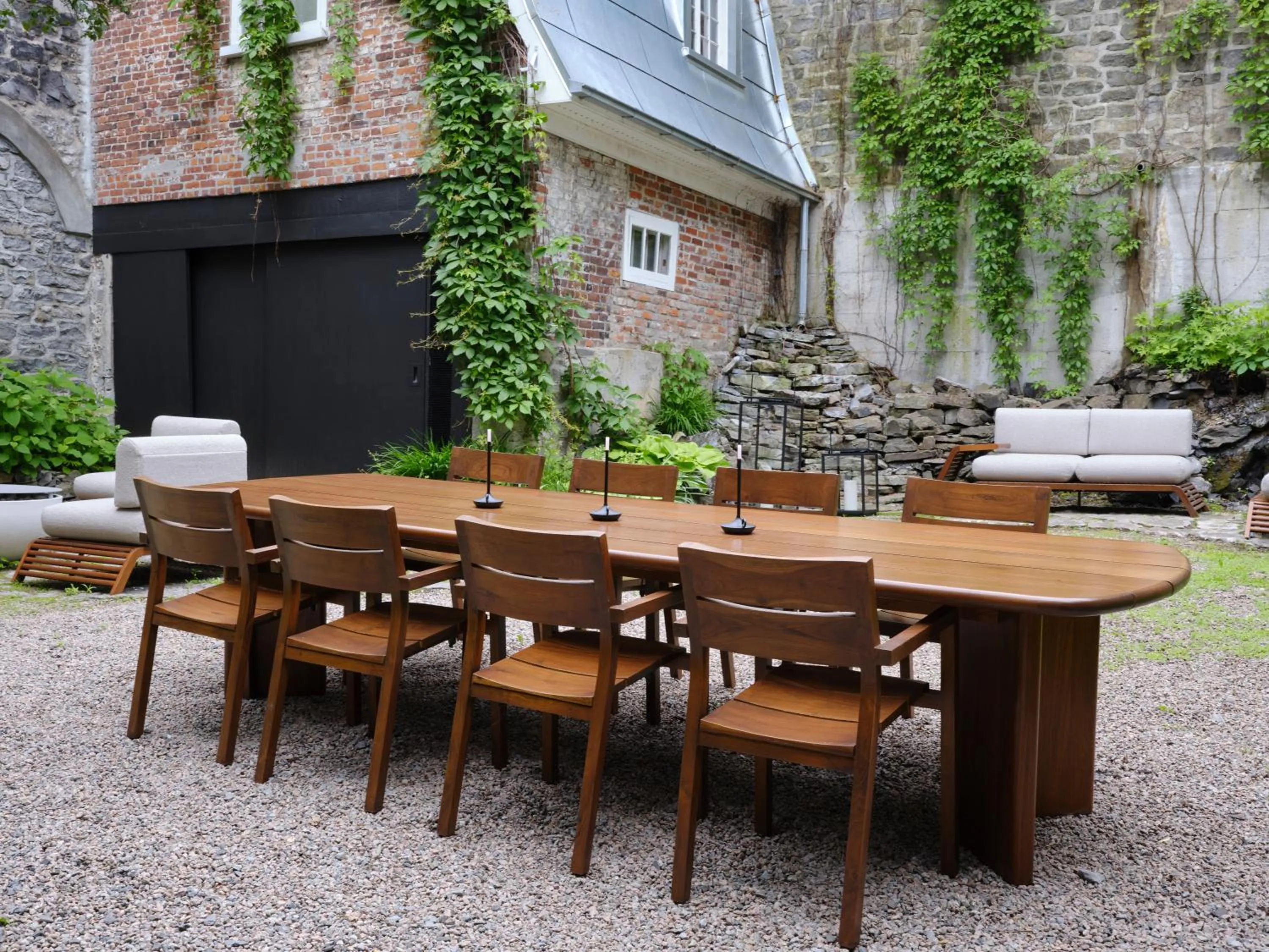 Garden view in Hotel Cap Diamant