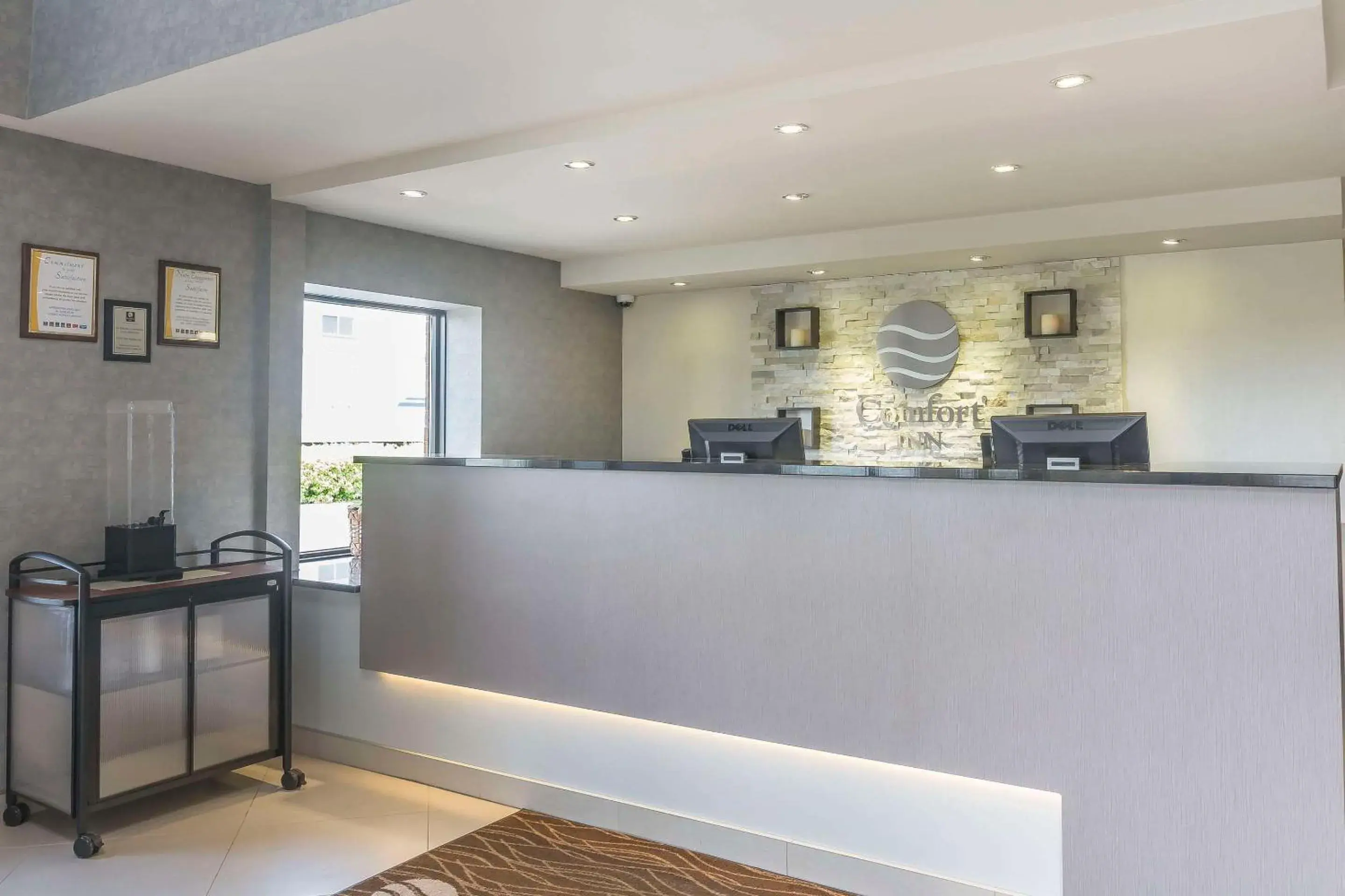 Lobby or reception in Comfort Inn Lobby or reception in Comfort Inn