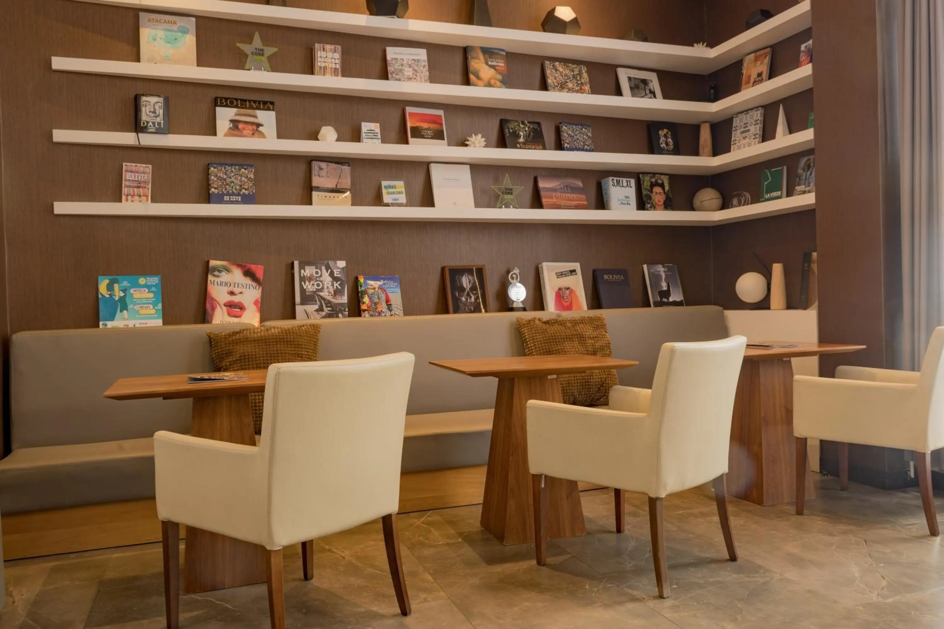 Library in Hotel Rennova