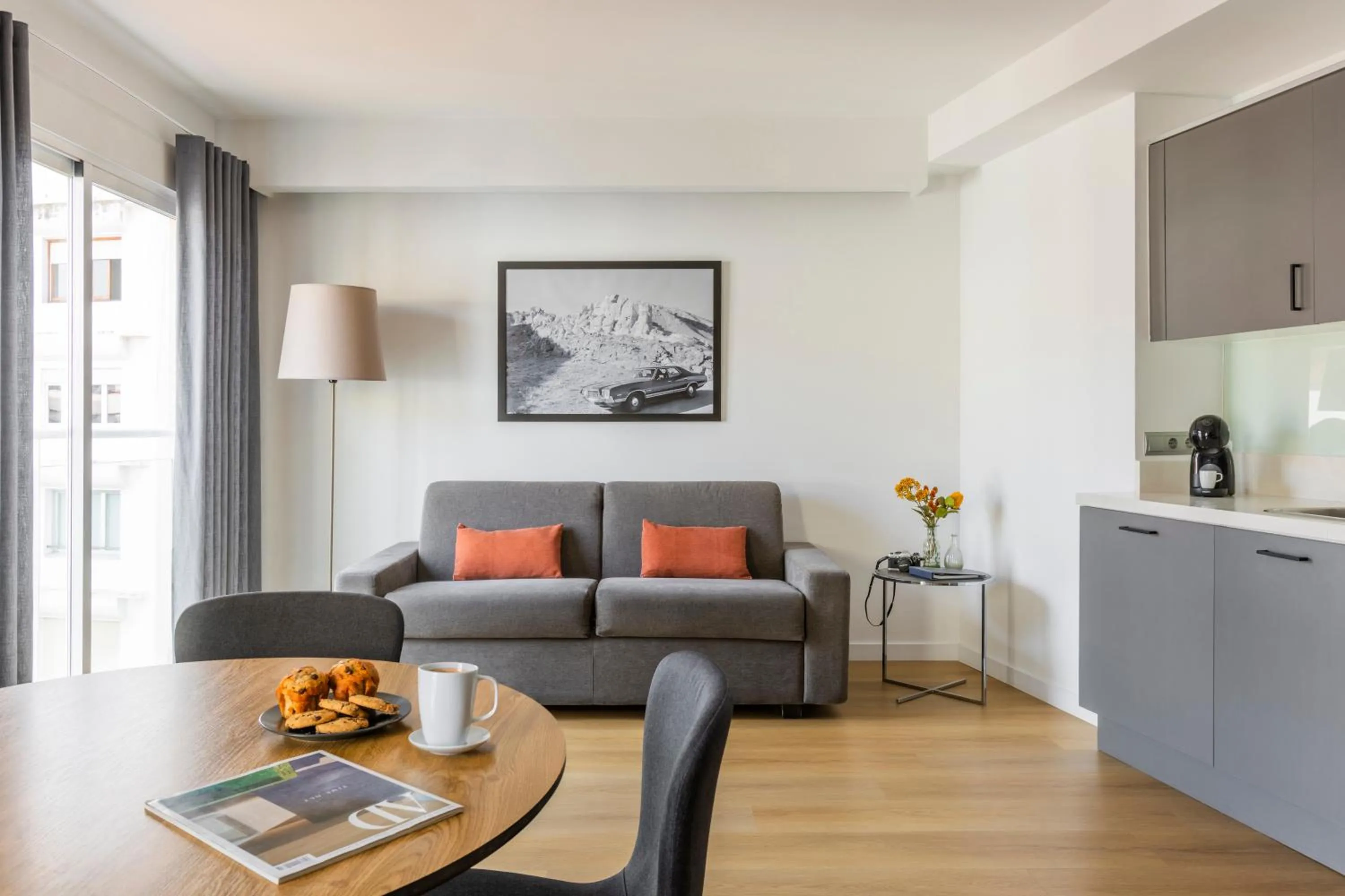 Living room in Parker The Urban Flats