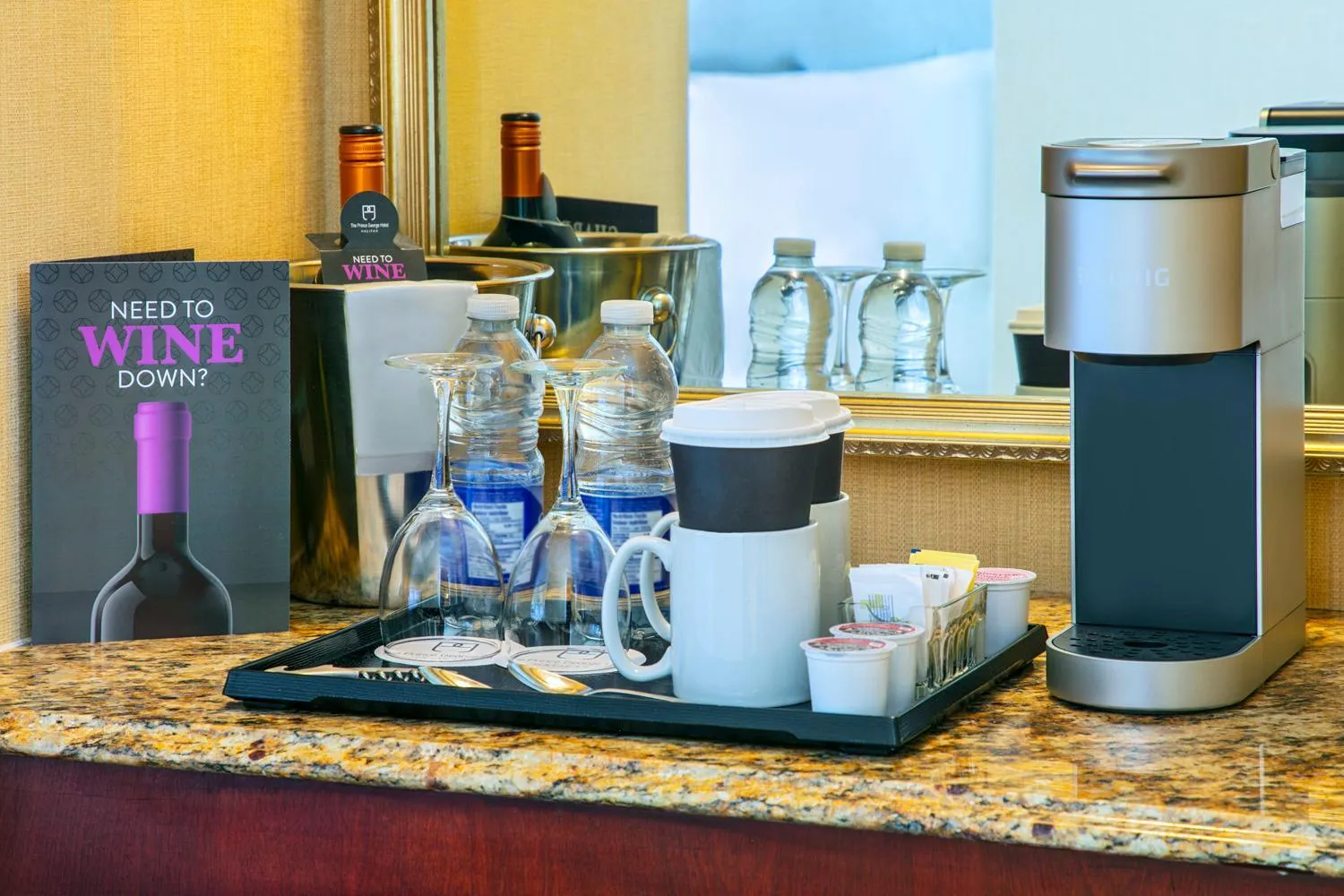 Coffee/tea facilities in The Prince George Hotel