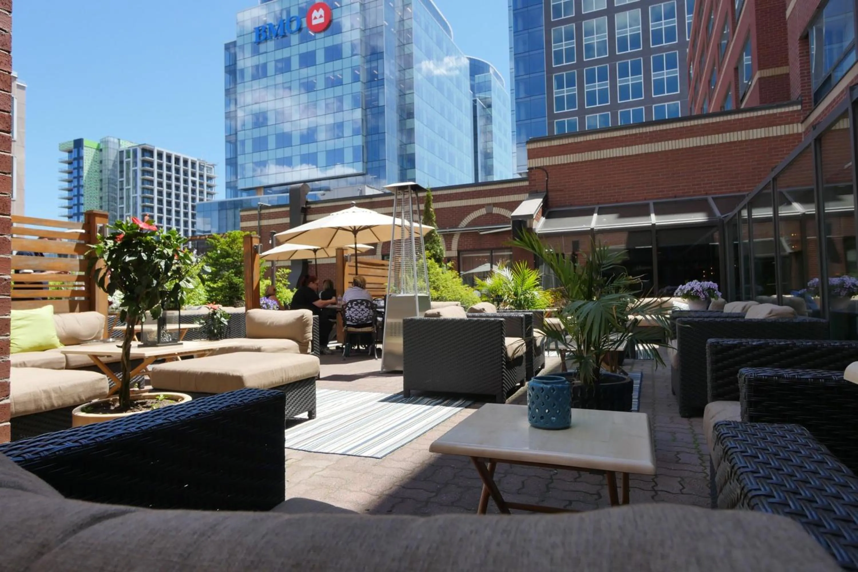 Patio in The Prince George Hotel