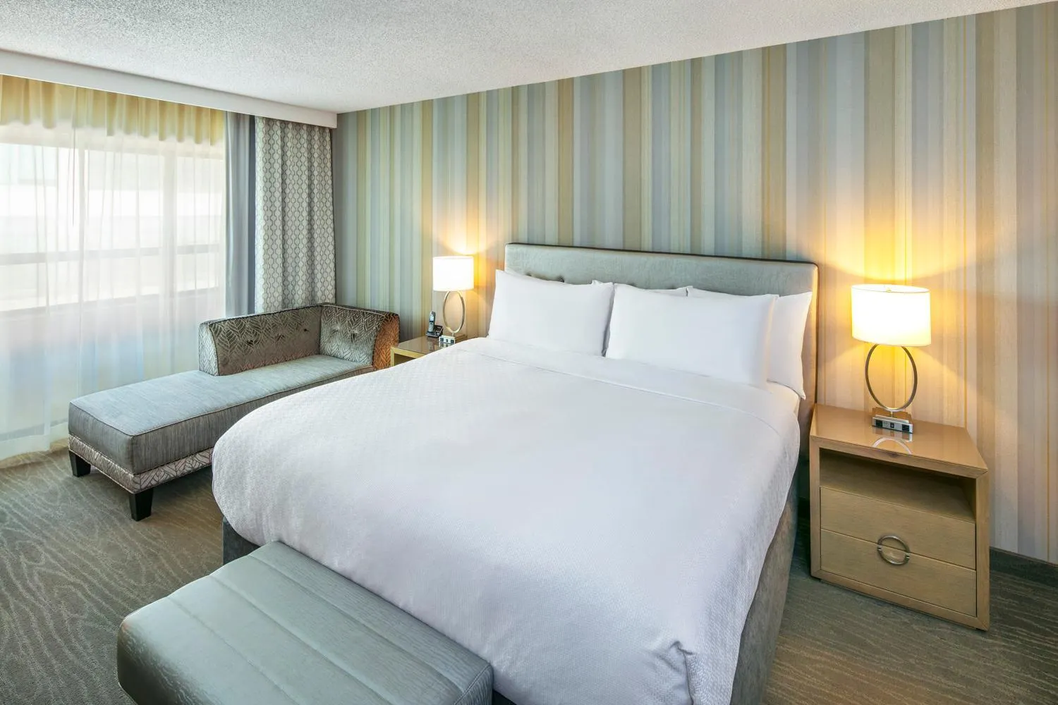 Bed in The Prince George Hotel