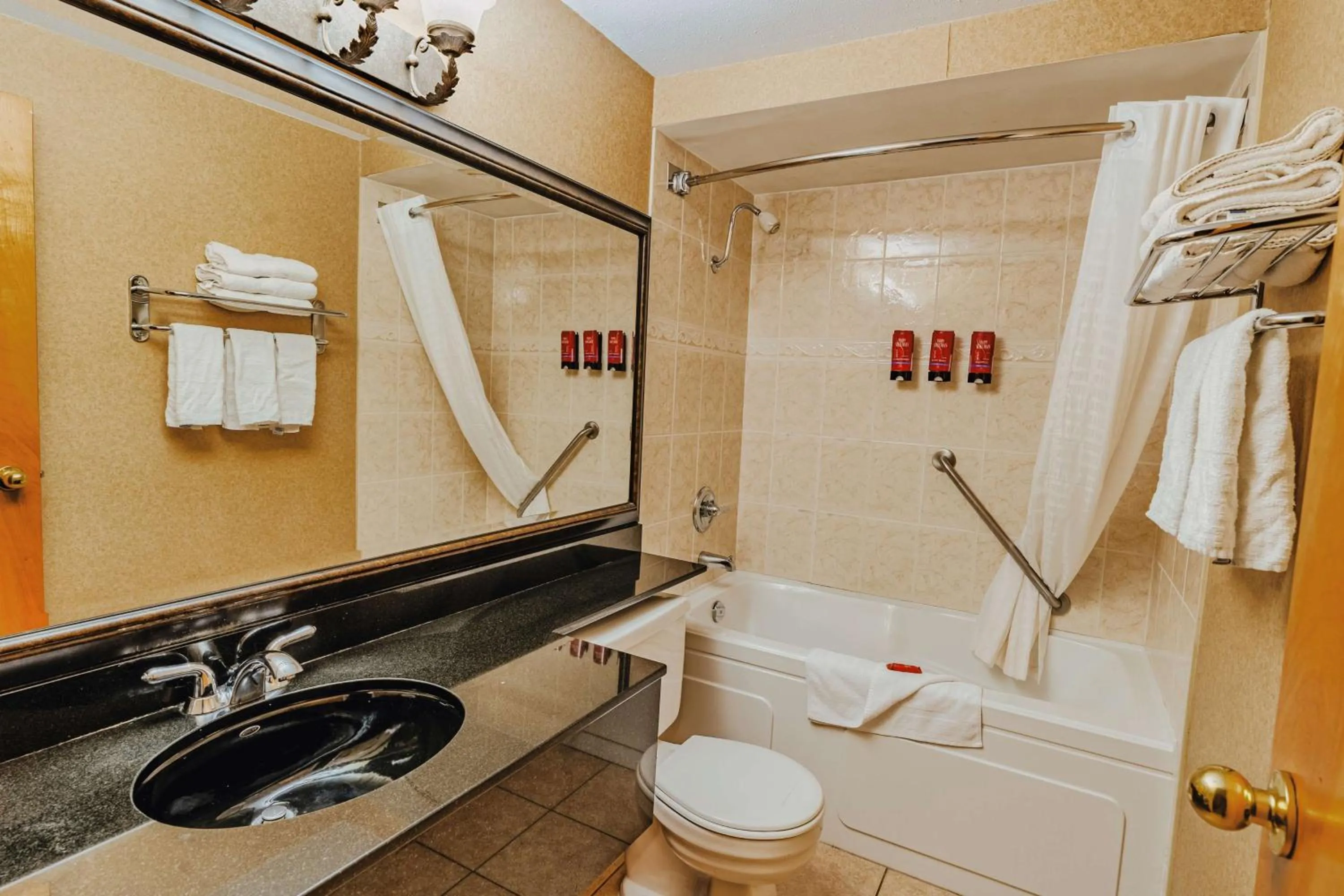 Bathroom in SureStay Plus by Best Western Coquitlam
