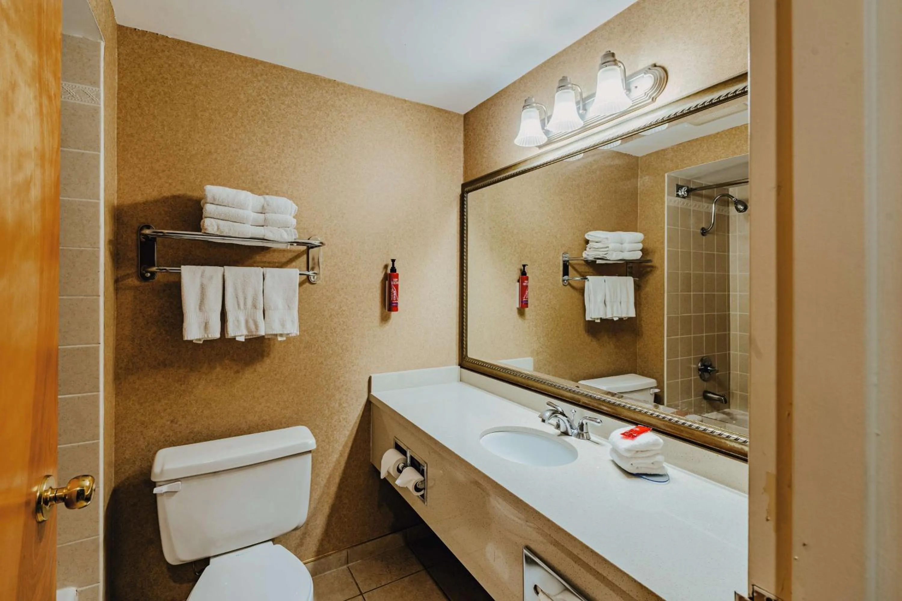 Bathroom in SureStay Plus by Best Western Coquitlam