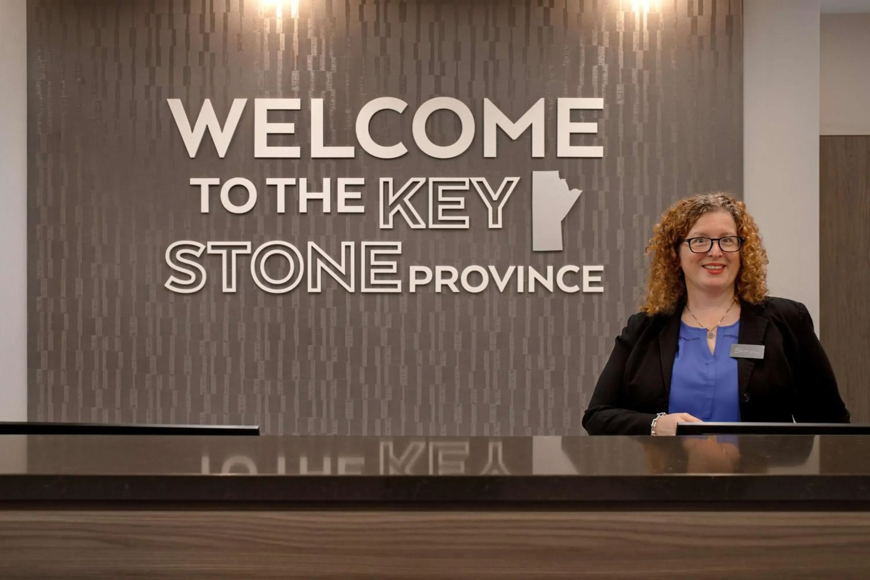 Lobby or reception in Hampton Inn By Hilton Winnipeg Downtown Lobby or reception in Hampton Inn By Hilton Winnipeg Downtown