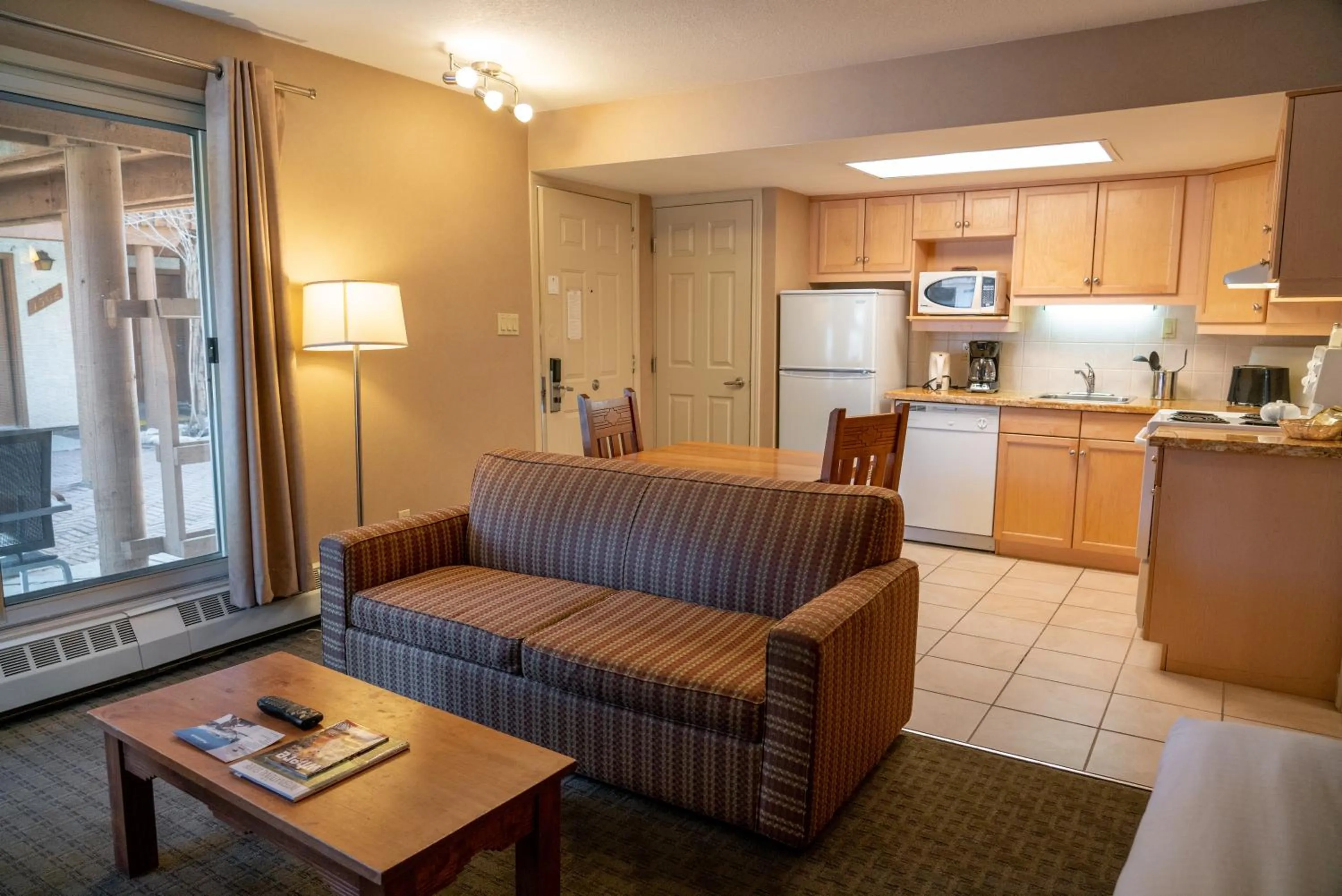 Seating area in Banff Rocky Mountain Resort