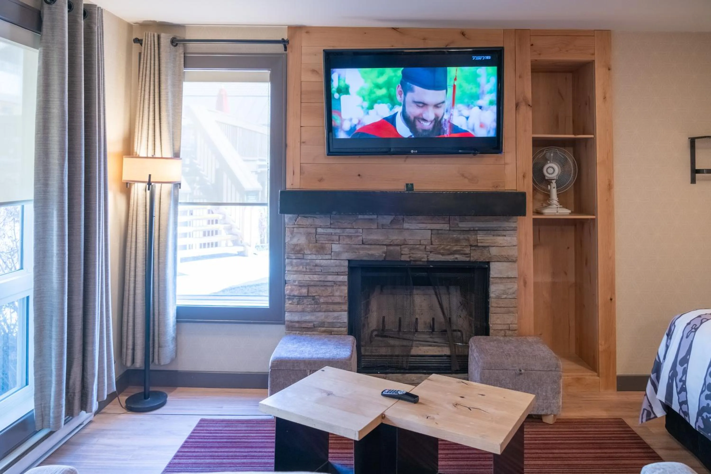 Seating area in Banff Rocky Mountain Resort
